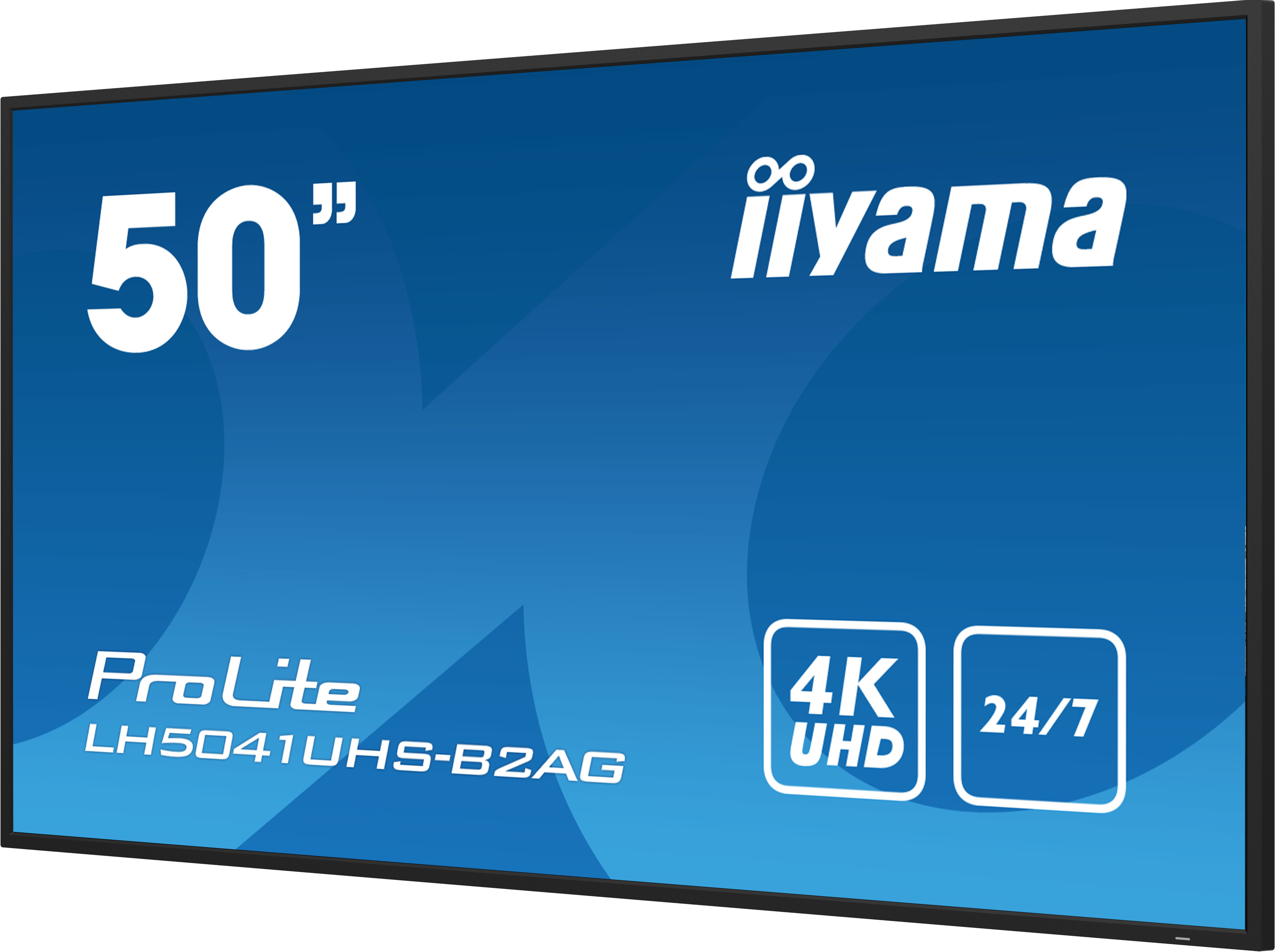 iiyama LH5041UHS-B2AG skilte display Digital fladpaneldisplay 127 cm (50") LCD 500 cd/m² 4K Ultra HD Sort 24/7