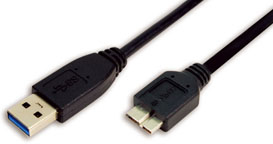 LogiLink 1m USB 3.0 USB-kabel USB 3.2 Gen 1 (3.1 Gen 1) USB A Micro-USB B 5 Gbit/sek. Sort