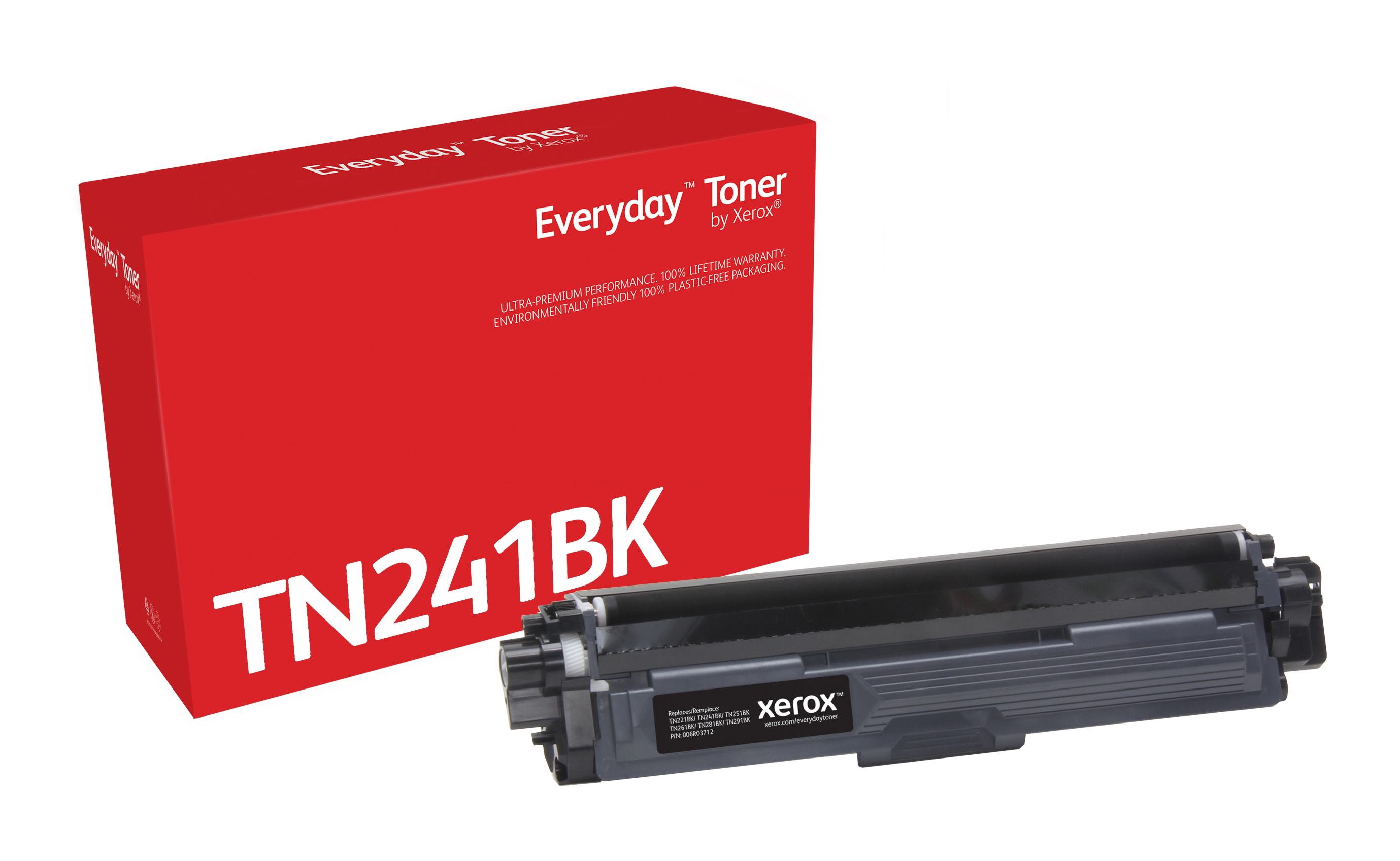 Everyday™ sprt Toner by Xerox compatible with Brother TN241BK, Standard kapacitet