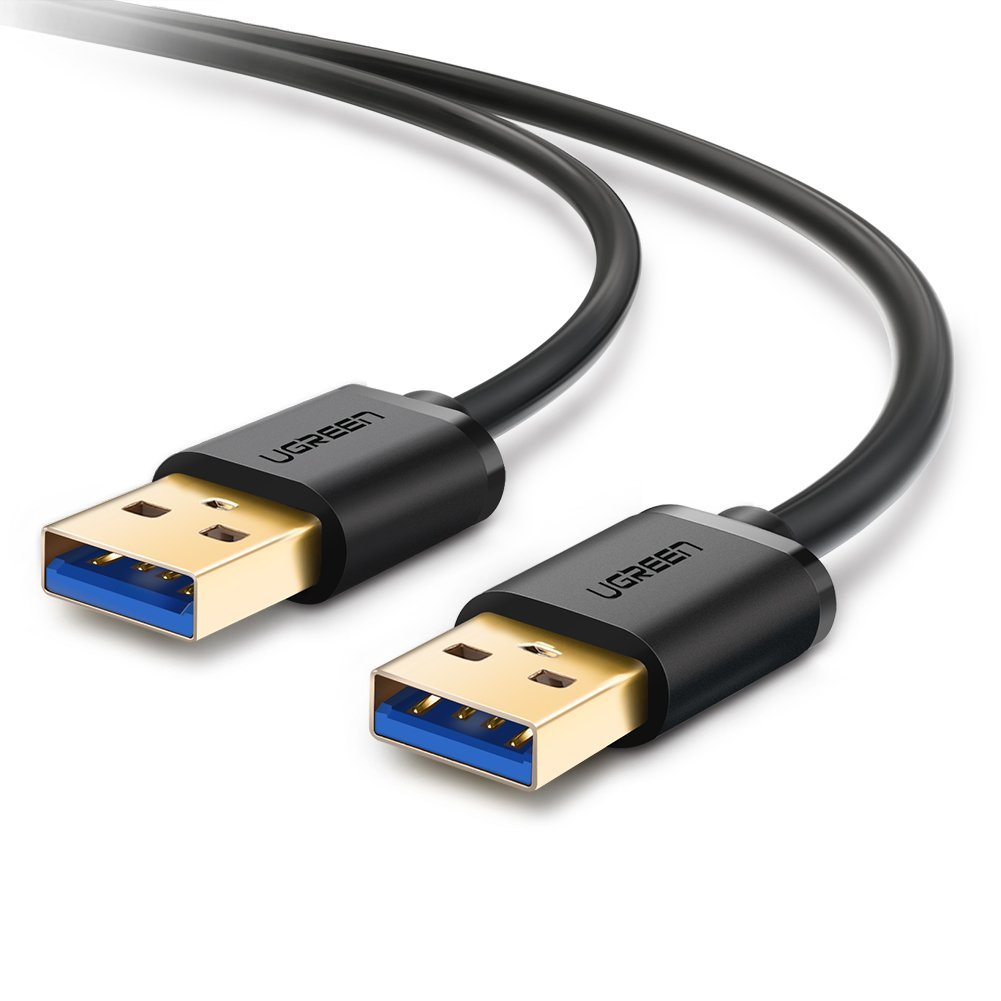 Ugreen 10369 USB-kabel USB 3.2 Gen 1 (3.1 Gen 1) 0,5 m USB A Sort