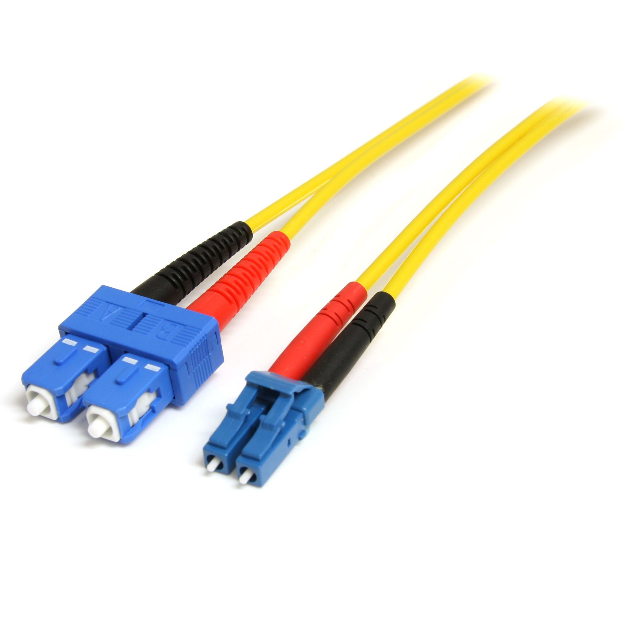 StarTech.com SMFIBLCSC4 InfiniBand og fiberoptisk kabel 4 m LC SC Gul