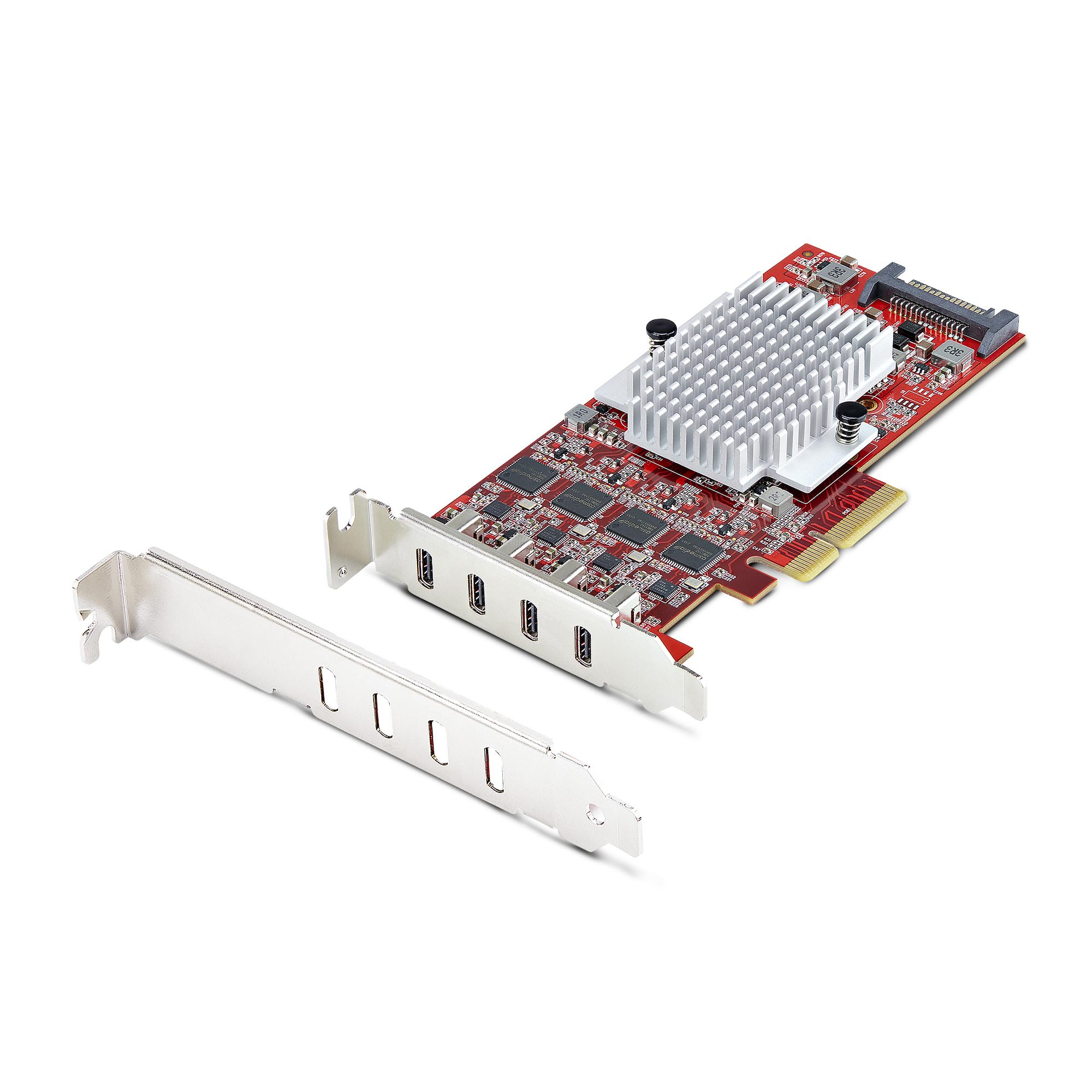 StarTech.com P10Q4C-USB-CARD-LP interface-kort/adapter Intern USB 3.2 Gen 2 (3.1 Gen 2)