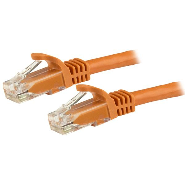 StarTech.com N6PATC150CMOR netværkskabel Orange 1,5 m Cat6 U/UTP (UTP)
