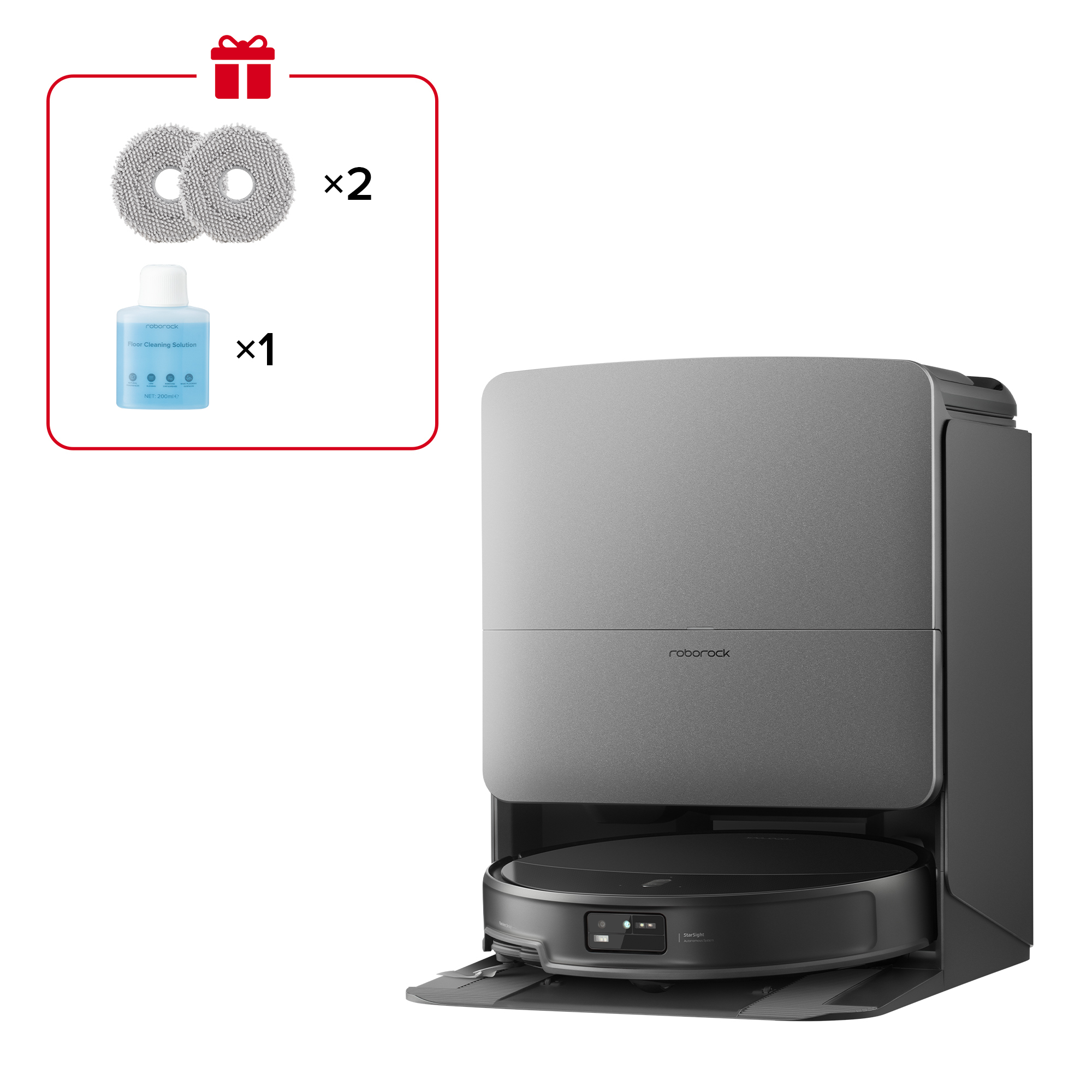 Roborock SAROS 20X 0,259 L Sort