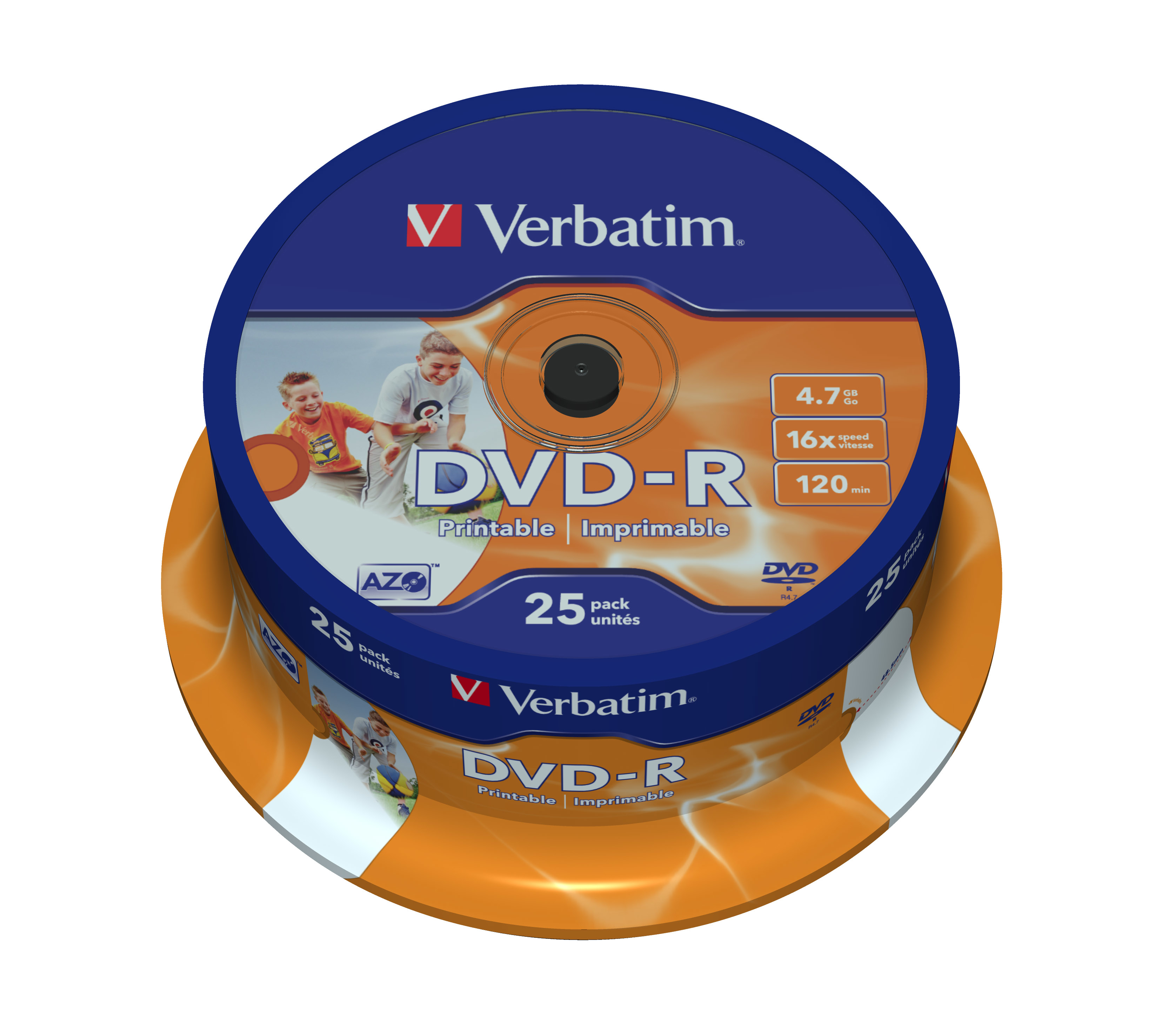 Verbatim 43538 tom DVD 4,7 GB DVD-R 25 stk