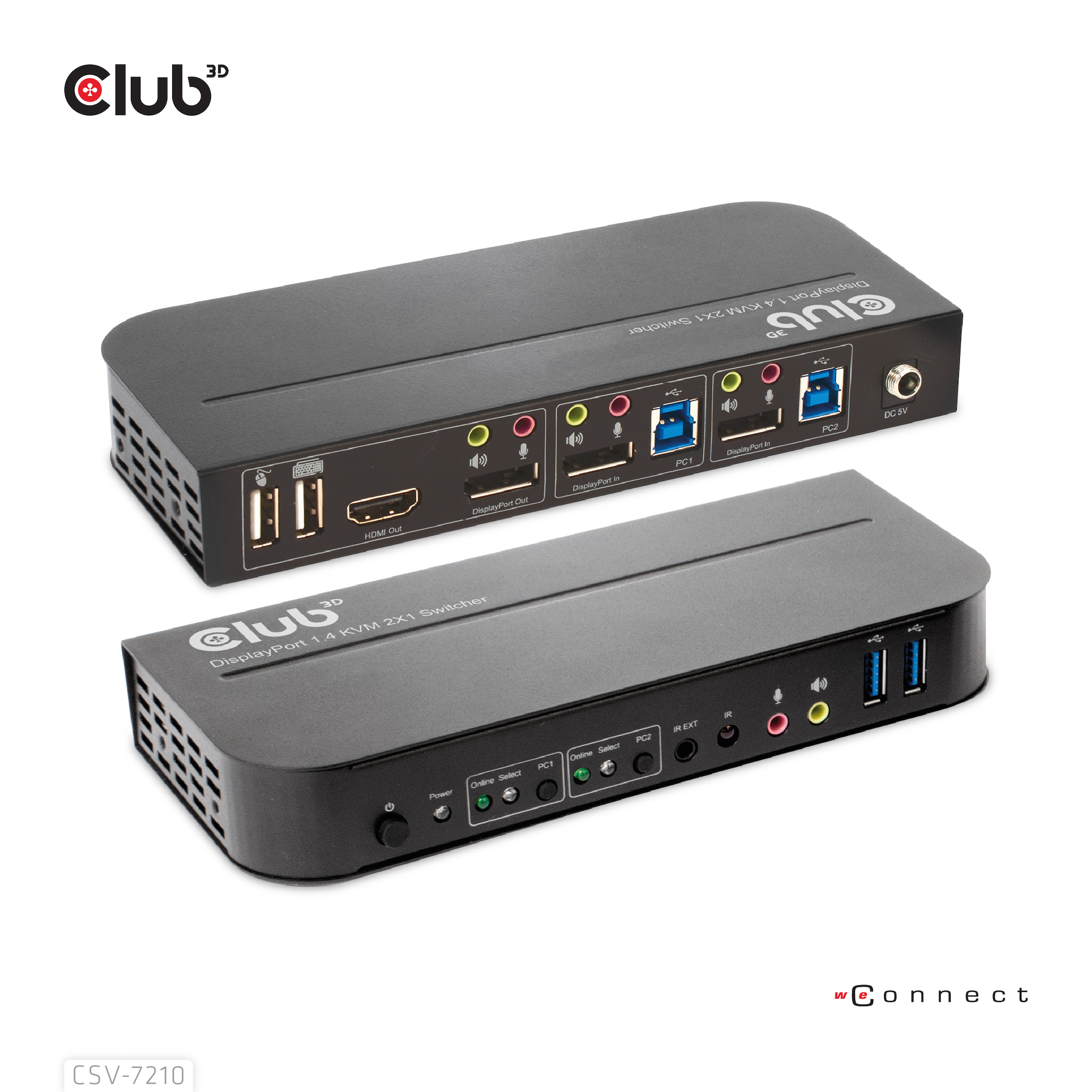 CLUB3D CSV-7210 KVM Switch Sort