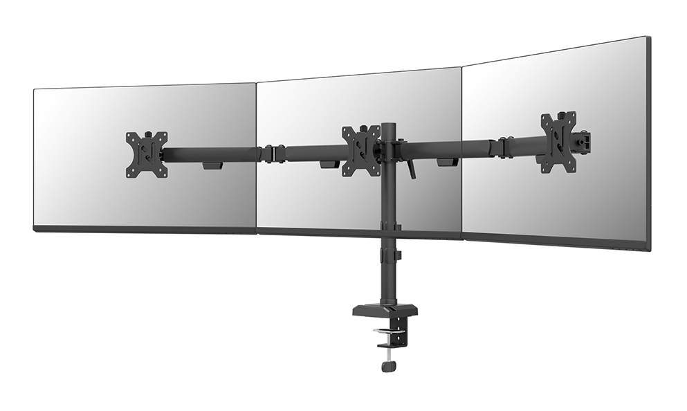 Neomounts DS60-600BL3 skærmbeslag og -stativer 68,6 cm (27") Skrivebord Sort