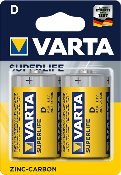 Varta R20 D husholdningsbatteri Zink-carbon