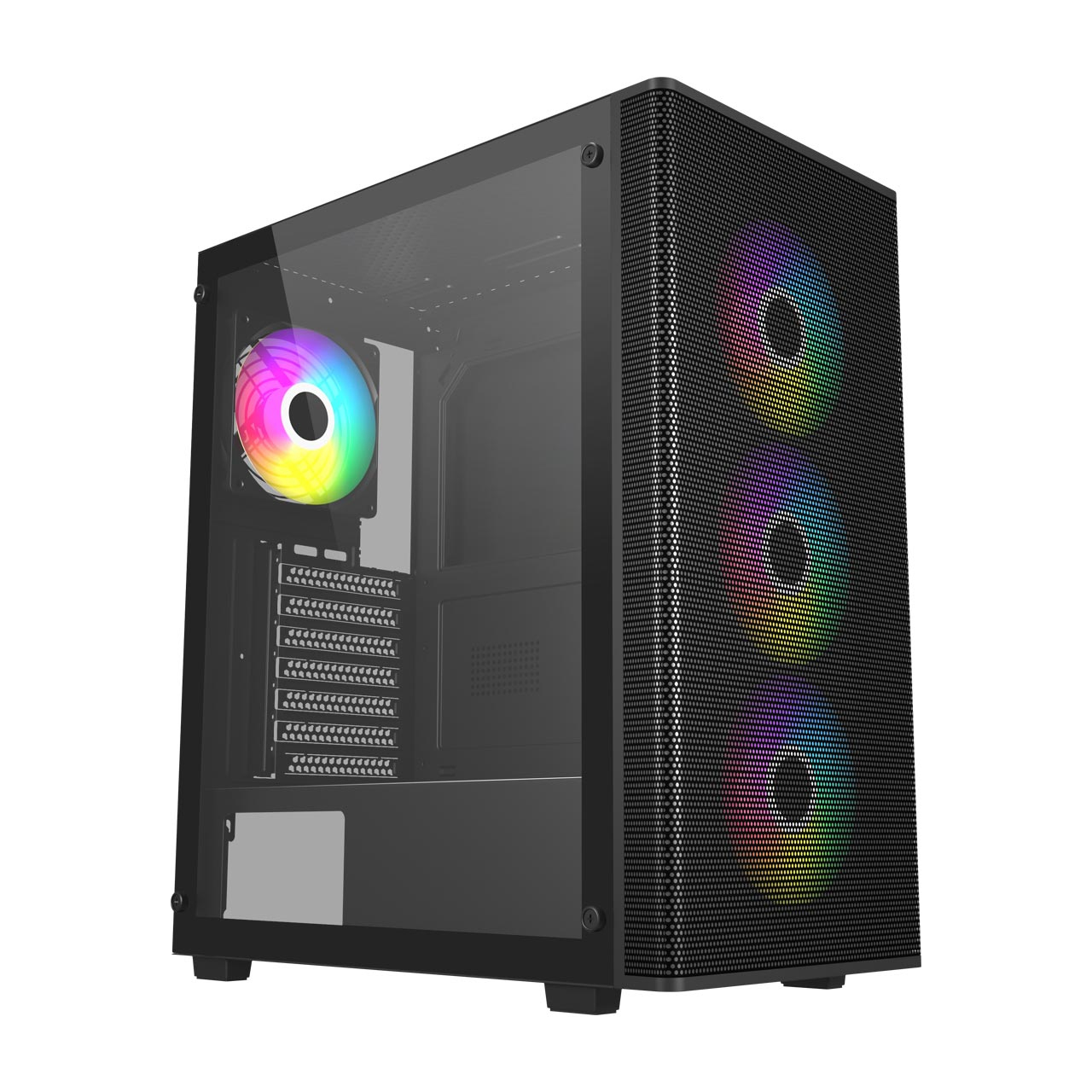 FSP M220-BA Midi Tower Sort