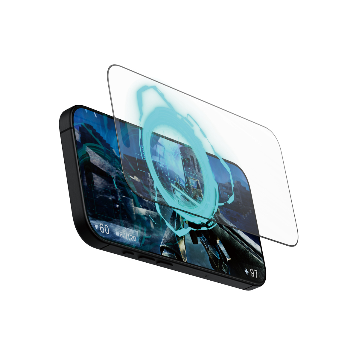 PanzerGlass ® Gaming Skærmbeskyttelse iPhone 16 Pro | Ultra-Wide Fit