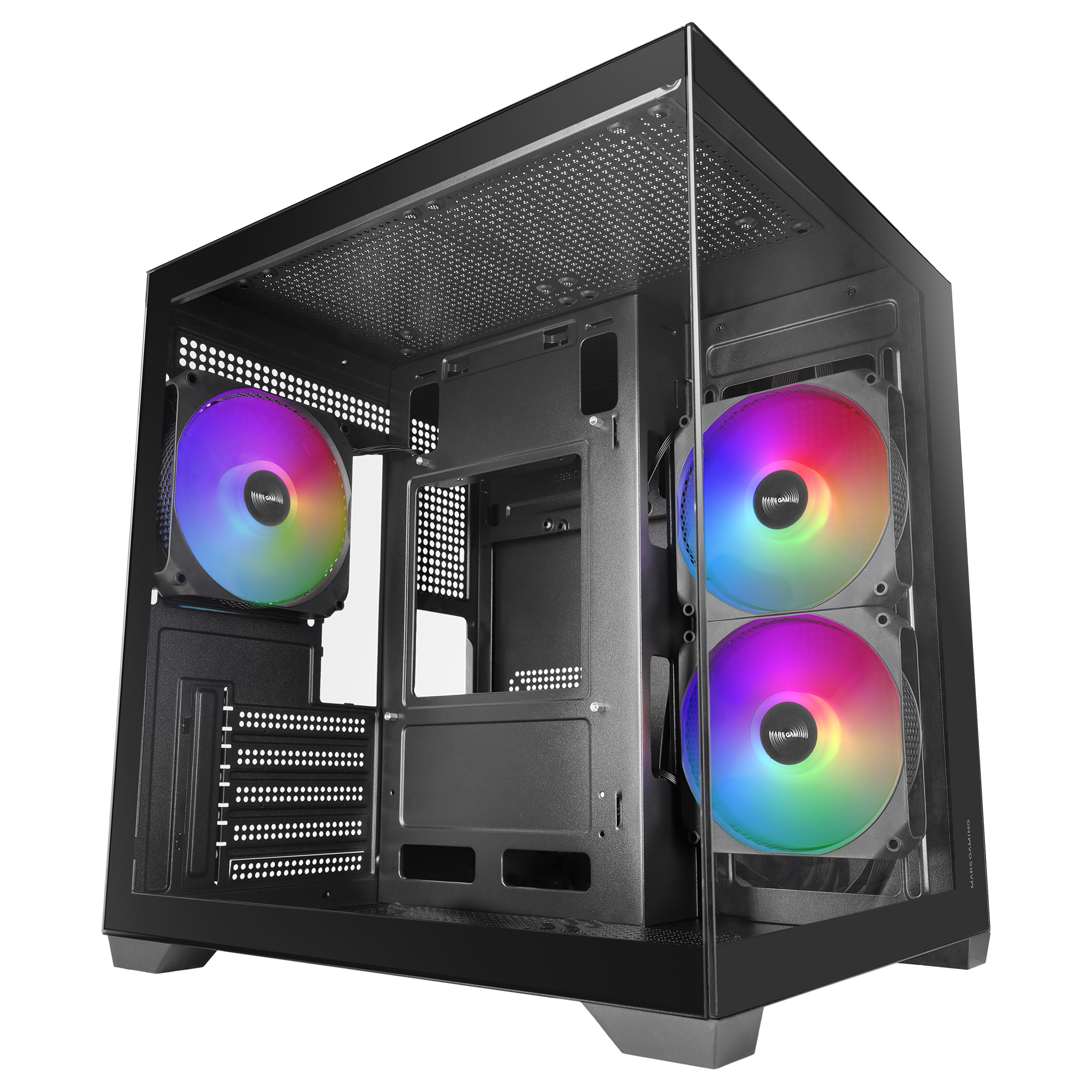 Mars Gaming MCVIEW3 computeretui Mini Tower Sort