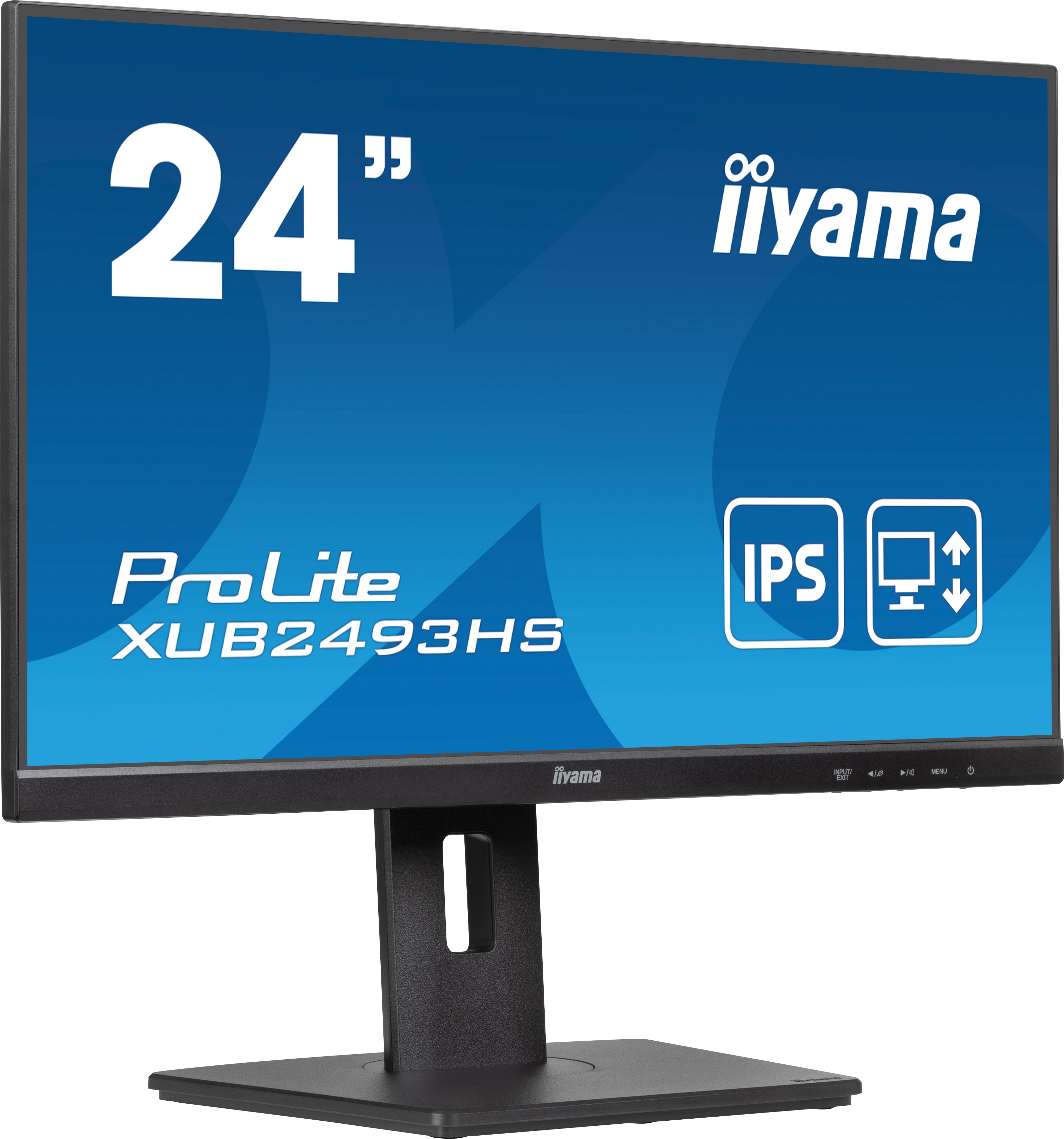 iiyama ProLite XUB2493HS-B6 computerskærm 60,5 cm (23.8") 1920 x 1080 pixel Fuld HD LED Sort