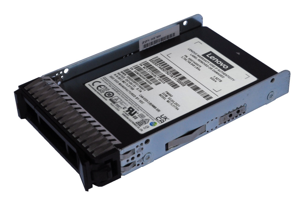 Lenovo 4XB7B09969 intern solid state drev 1,92 TB 2.5" Serial ATA III V-NAND TLC