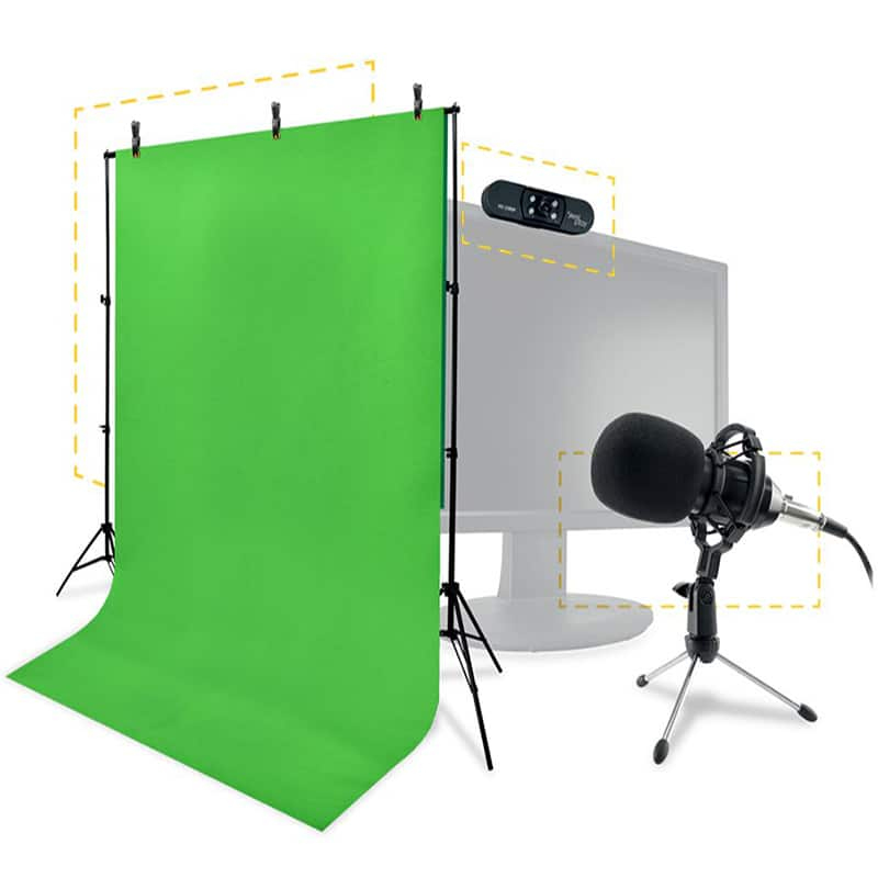Steelplay EIAUT000051 webcam 2 MP 1920 x 1080 pixel USB 2.0 Sort, Rustfrit stål
