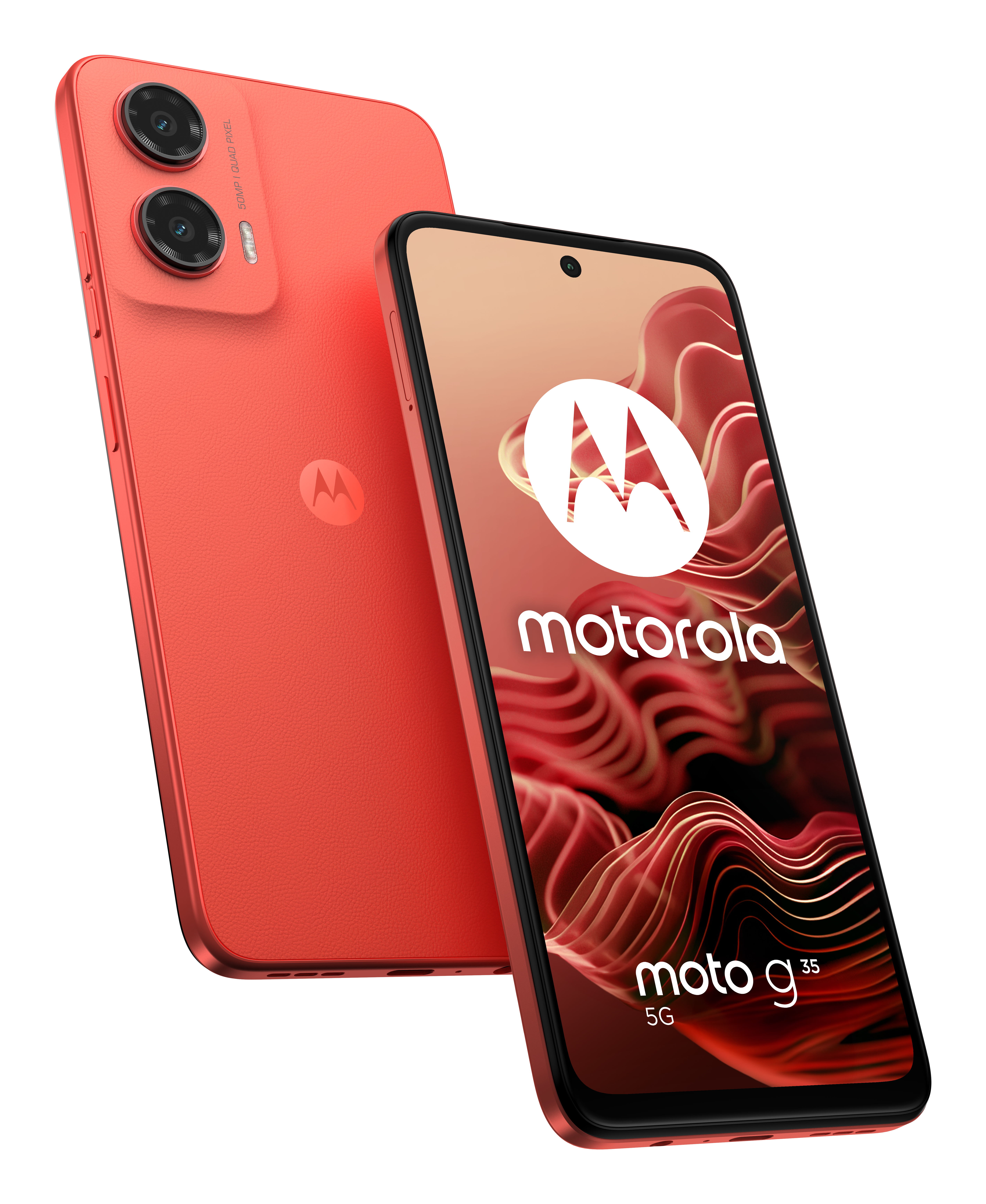 Motorola moto g35 5G 17,1 cm (6.72") Dual SIM Android 14 USB Type-C 4 GB 128 GB 5000 mAh Rød