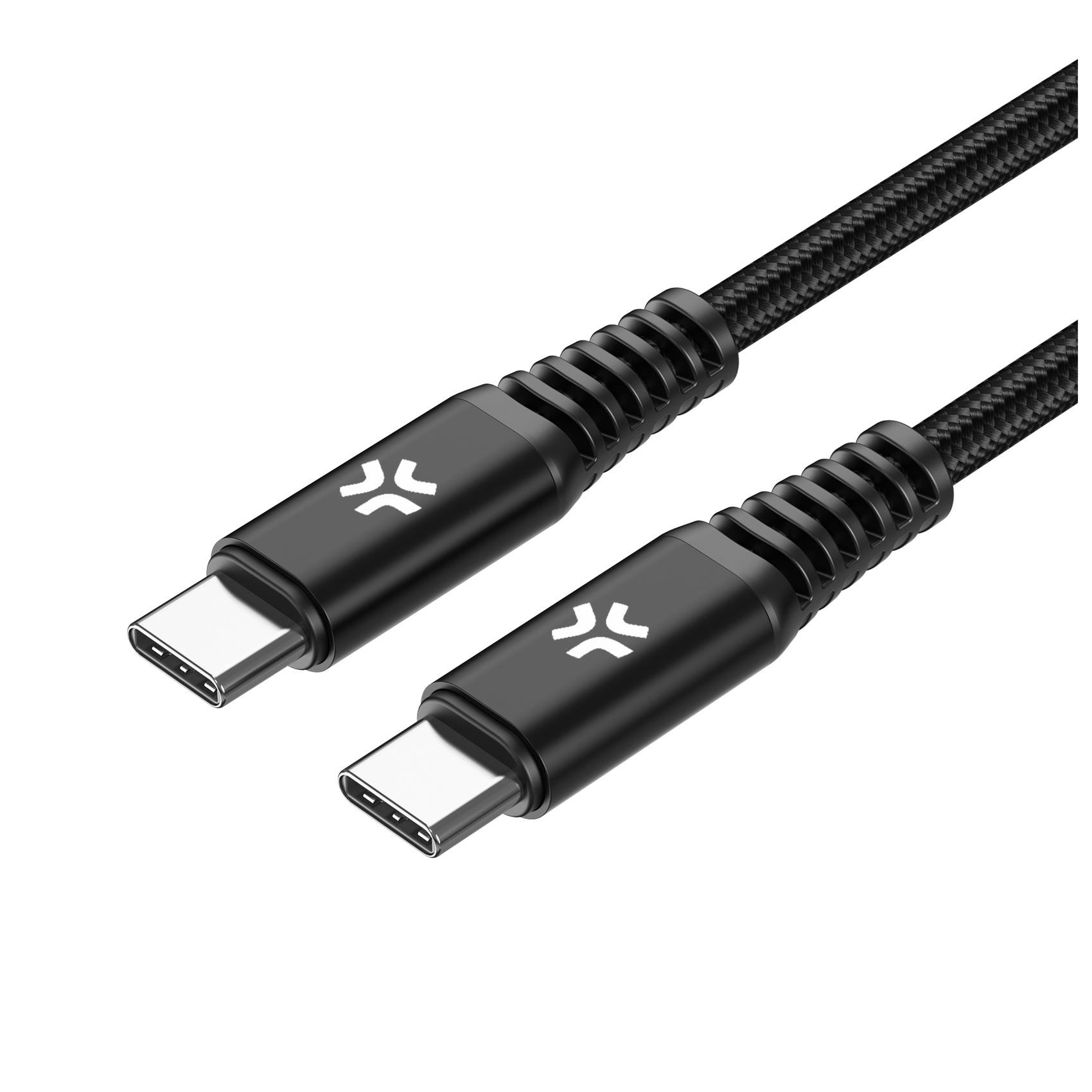 Celly USBCUSBC100WBK USB-kabel 2 m USB C Sort