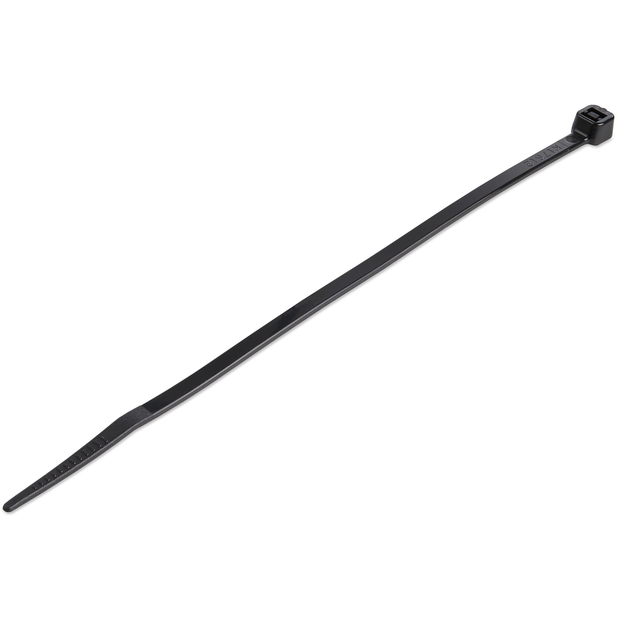 StarTech.com CBMZT6BK kabelsamler Udløselig kabelbinder Nylon, Plast Sort 1000 stk