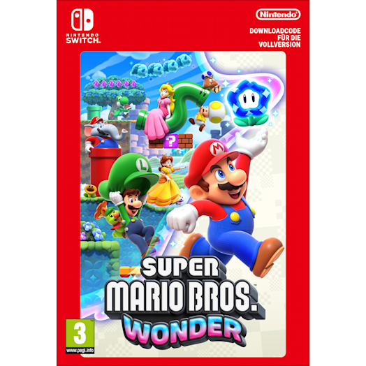 Nintendo Super Mario Bros. Wonder Standard Traditionelt kinesisk, Tysk, Hollandsk, Engelsk, Spansk, Fransk, Italiensk, Japansk, Koreansk, Portugisisk, Russisk Nintendo Switch