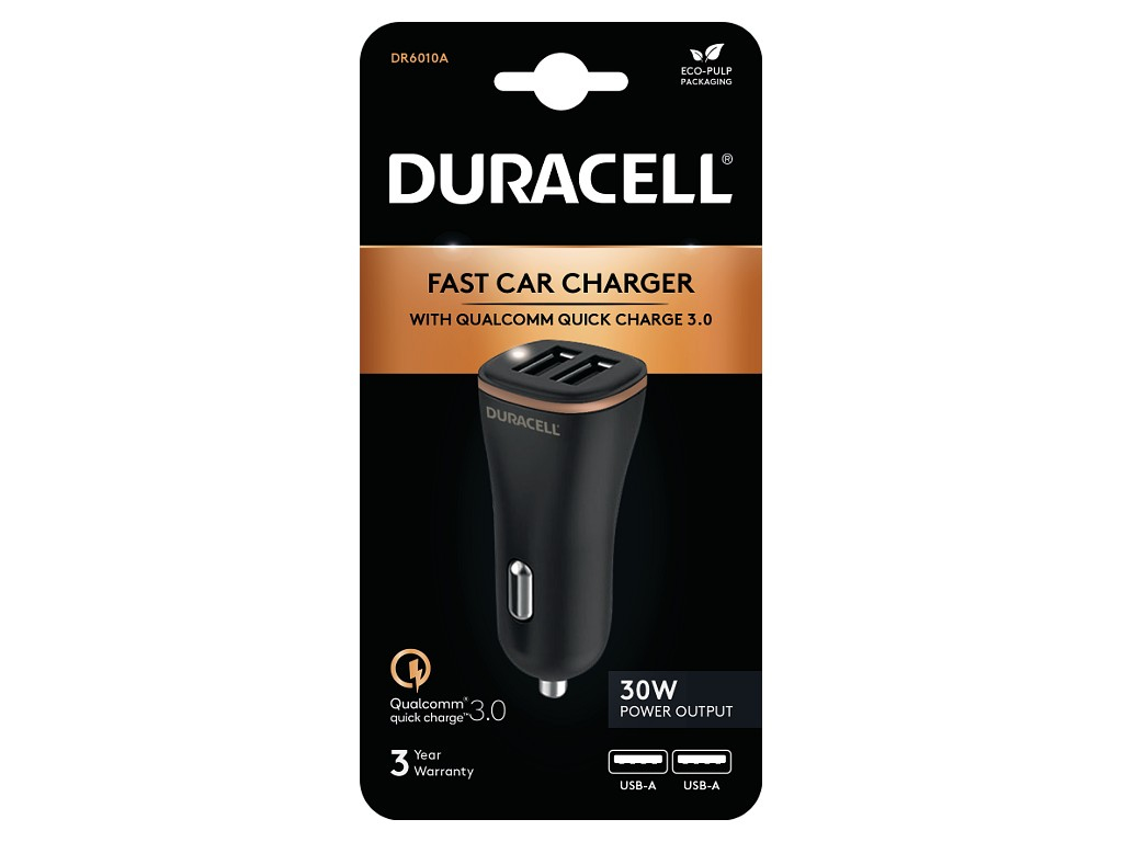 Duracell DR6010A oplader til mobil enhed Sort