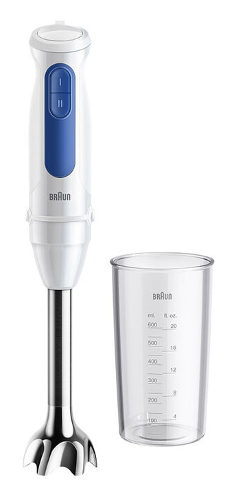 Braun MQ 30001 M Håndmixer 900 W Blå, Hvid