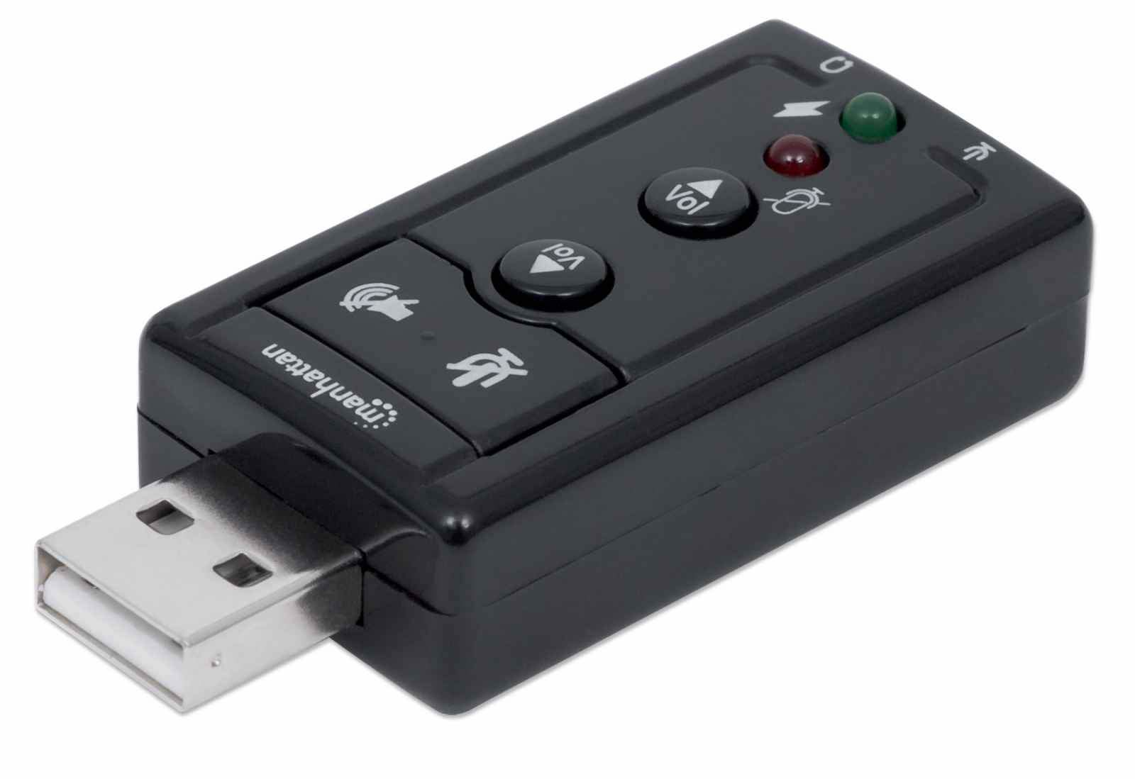Manhattan 152341 lydkort 7.1 kanaler USB