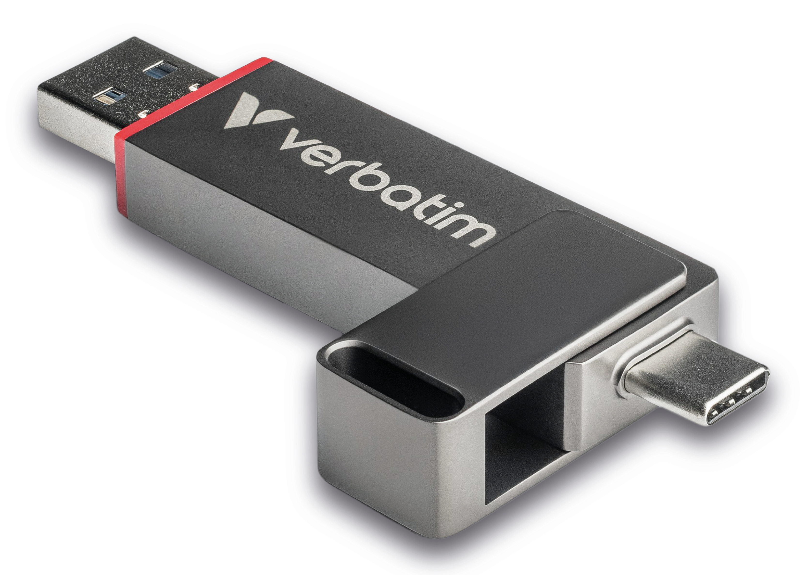 Verbatim Dual QuickStick USB-nøgle 256 GB USB Type-A / USB Type-C 3.2 Gen 1 (3.1 Gen 1) Grå