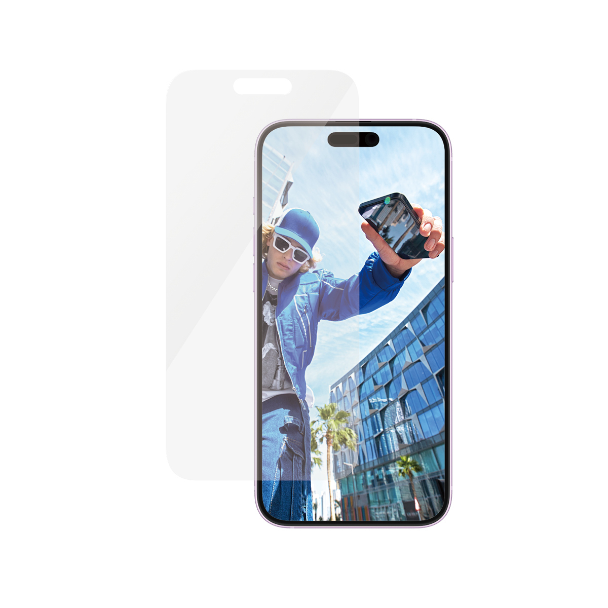 PanzerGlass ® Skærmbeskyttelse iPhone 16 Plus | 15 Plus | Classic Fit