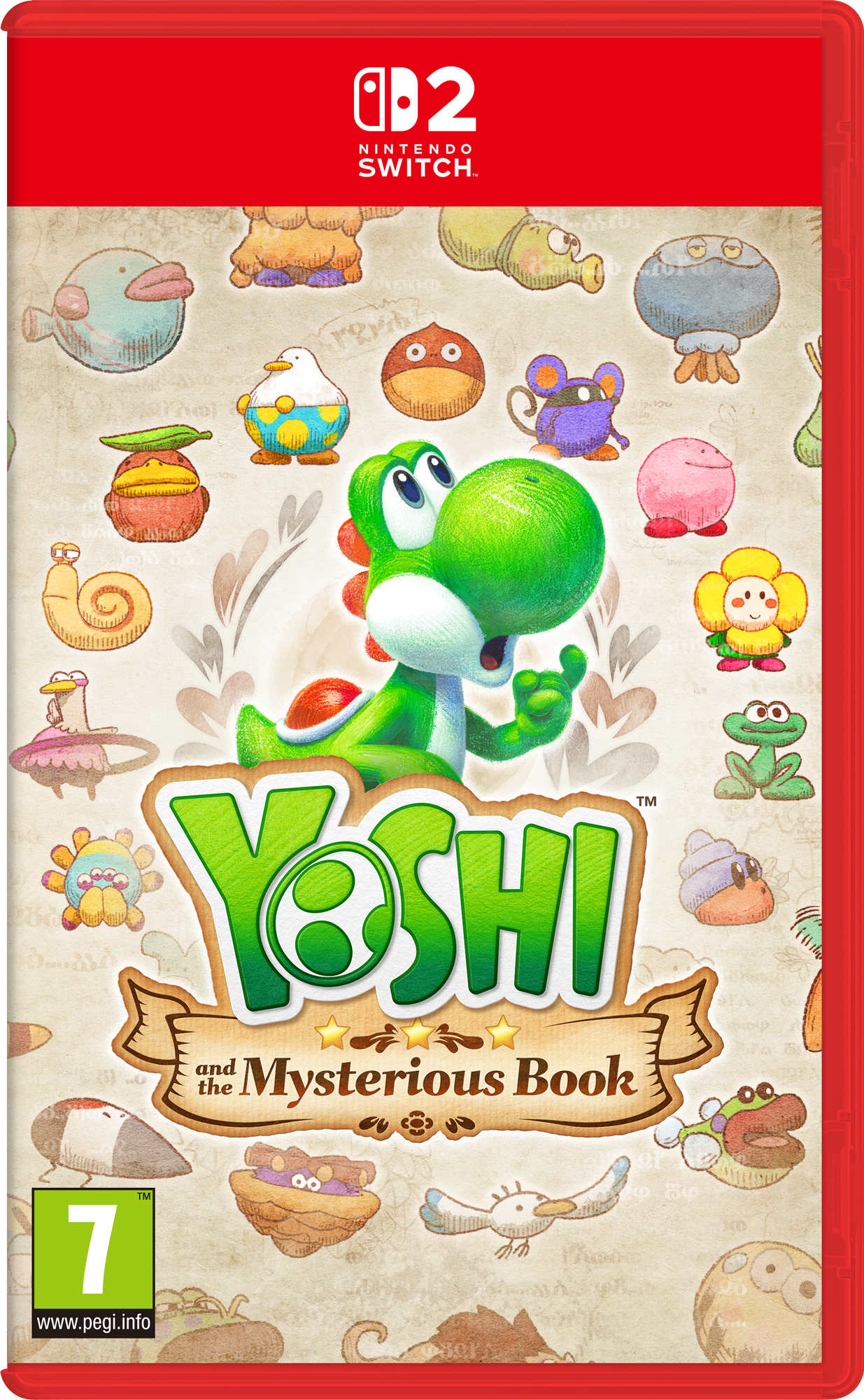 Nintendo Yoshi and the Mysterious Book Standard Japansk, Engelsk, Spansk, Fransk, Tysk, Italiensk, Hollandsk, Portugisisk, Koreansk Nintendo Switch 2