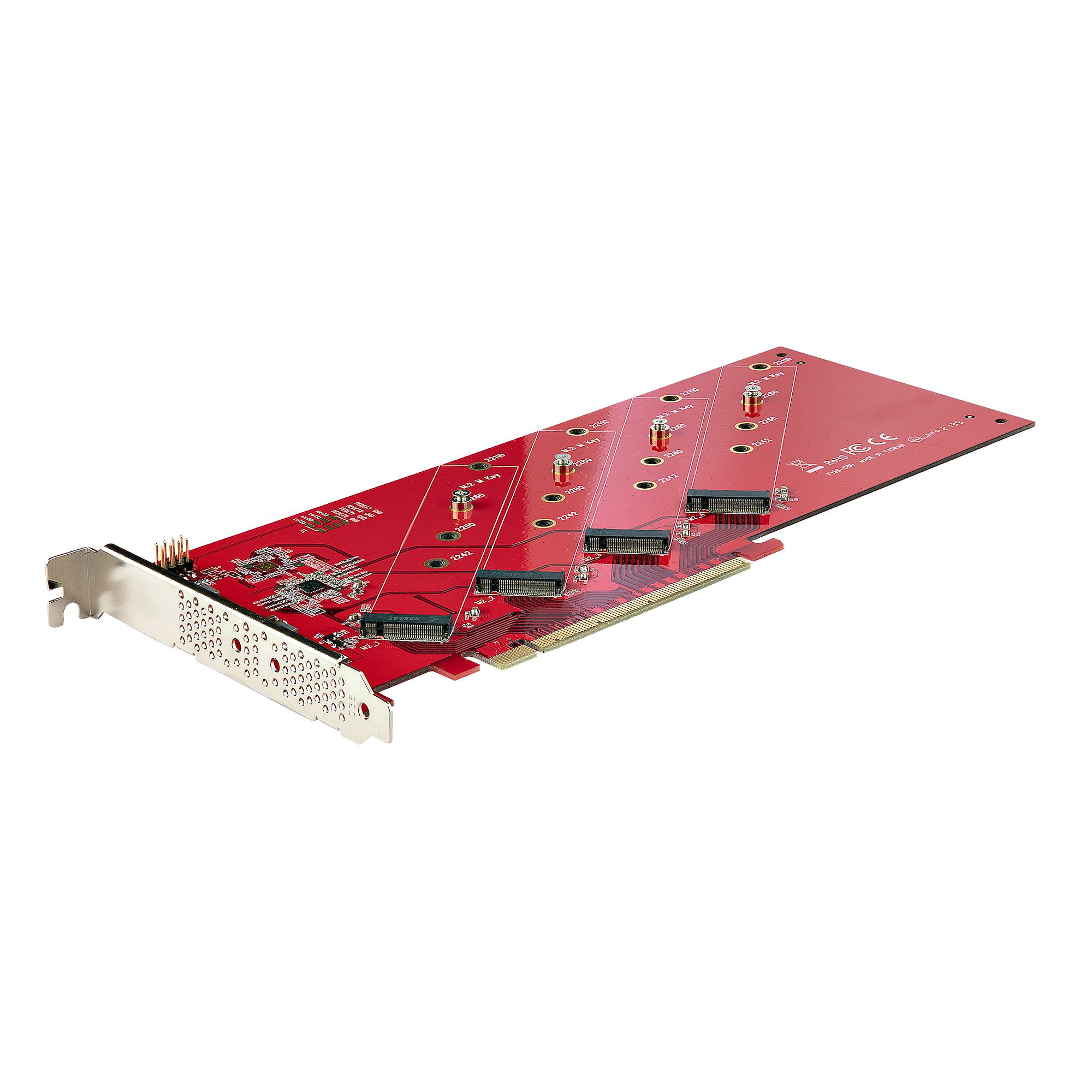 StarTech.com QUAD-M2-PCIE-CARD-B interface-kort/adapter Intern M.2