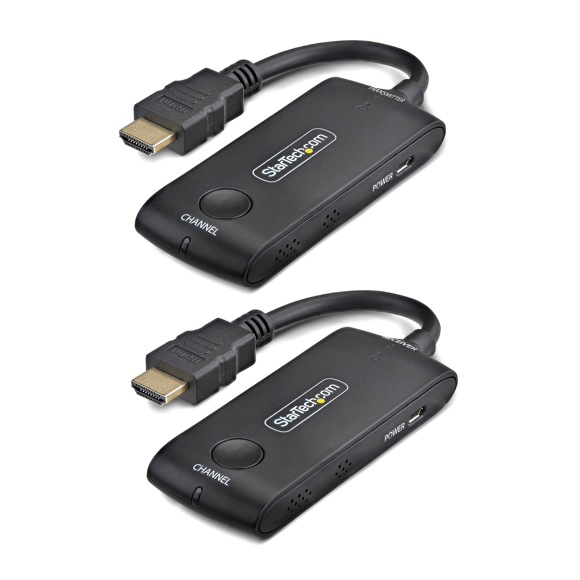 StarTech.com 4KHDMI-WIRELESS-65FT AV forlænger AV -sender og transceiver Sort