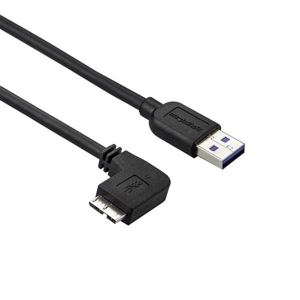 StarTech.com USB3AU50CMLS USB-kabel USB 3.2 Gen 1 (3.1 Gen 1) 0,5 m USB A Micro-USB B Sort