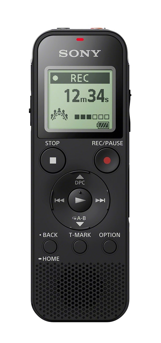 Sony ICD-PX470 Diktafon Intern hukommelse & flash kort Sort
