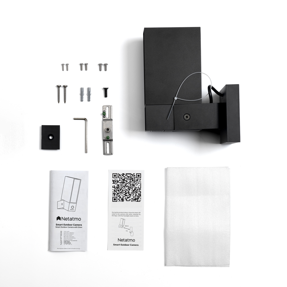 Netatmo Presence Kasse IP-sikkerhedskamera Udendørs 1920 x 1080 pixel Væg