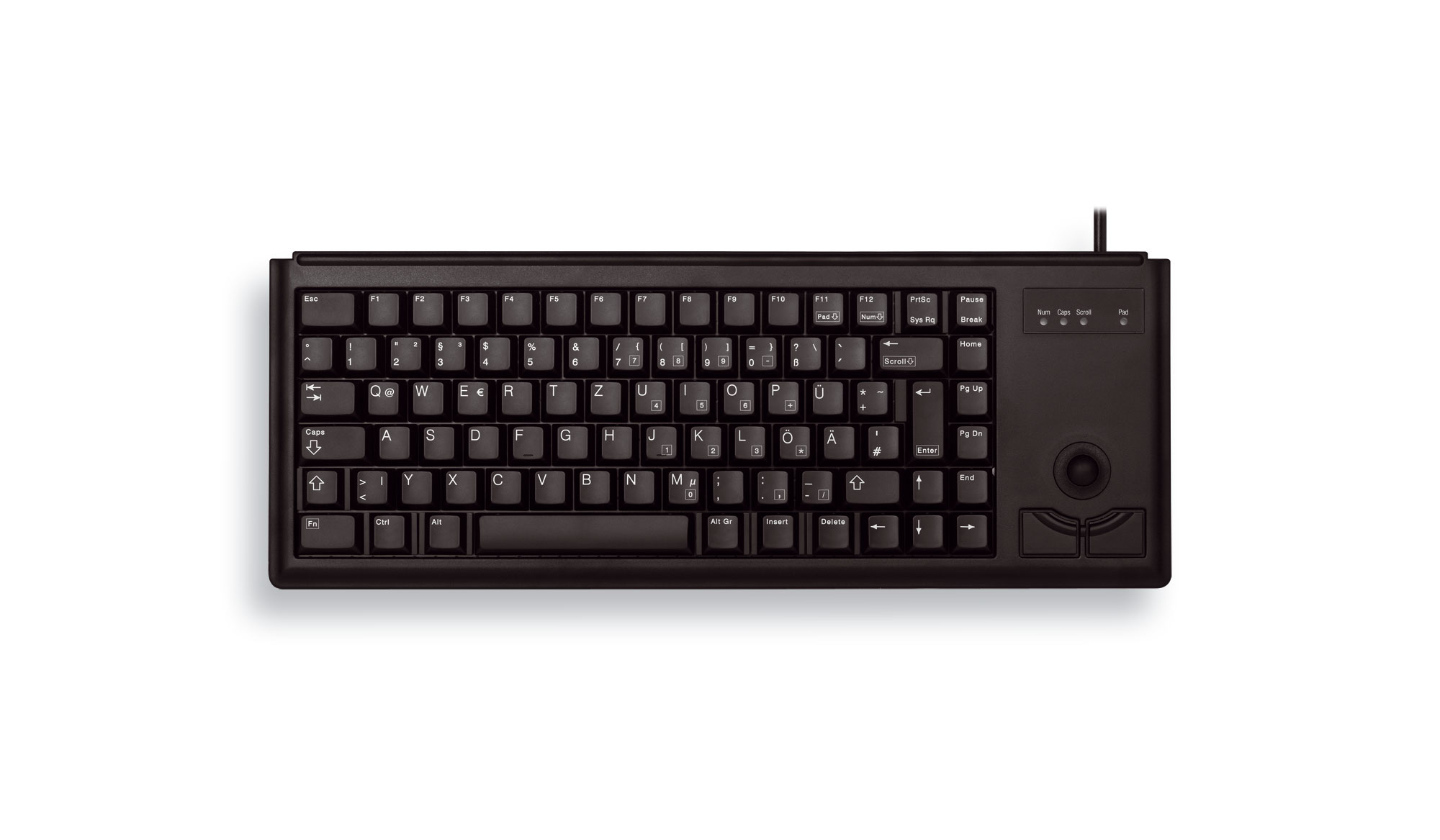 CHERRY G84-4400 tastatur Universel PS/2 QWERTY UK engelsk Sort