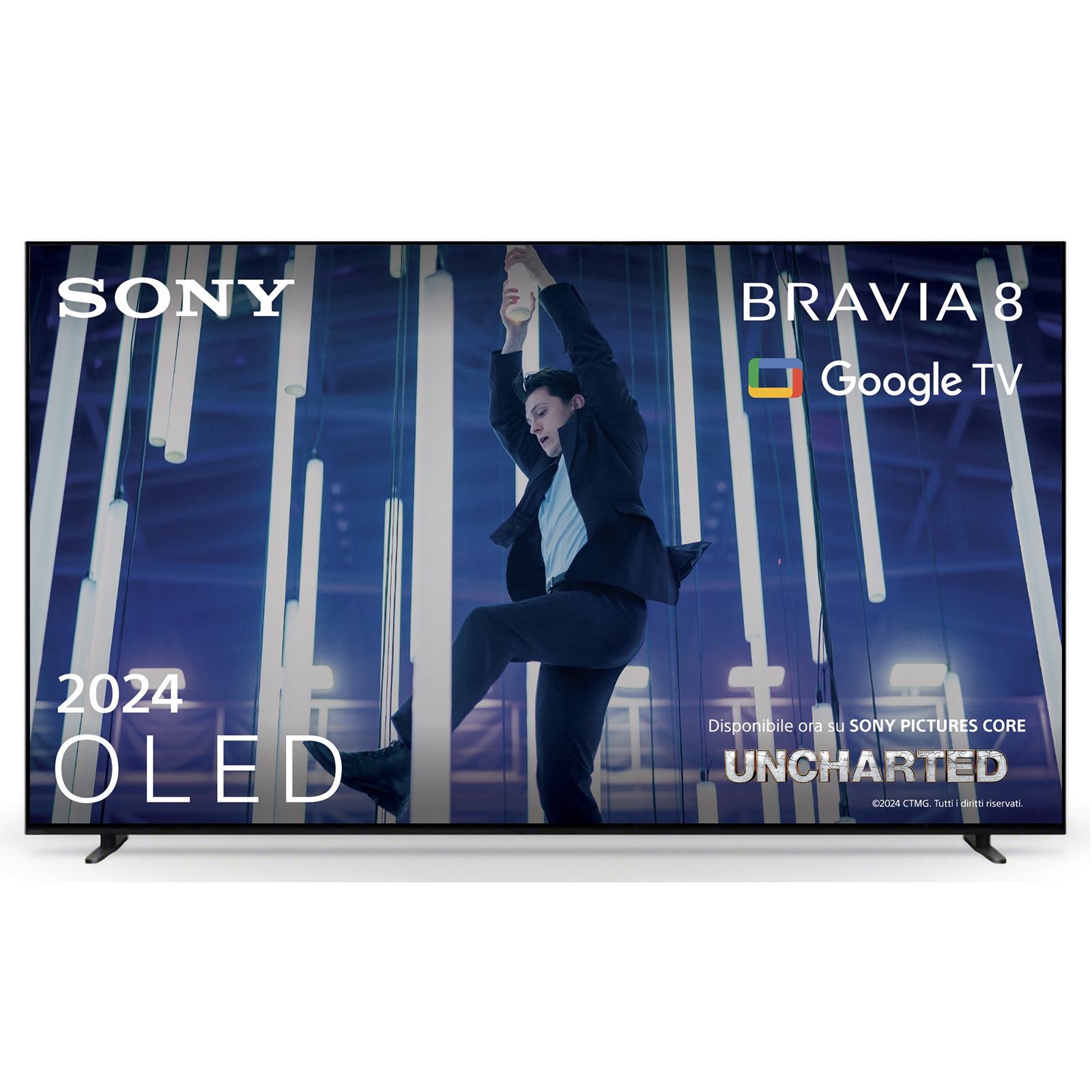Sony BRAVIA 8 K-77XR80 195,6 cm (77") 4K Ultra HD Smart TV Wi-Fi Sort