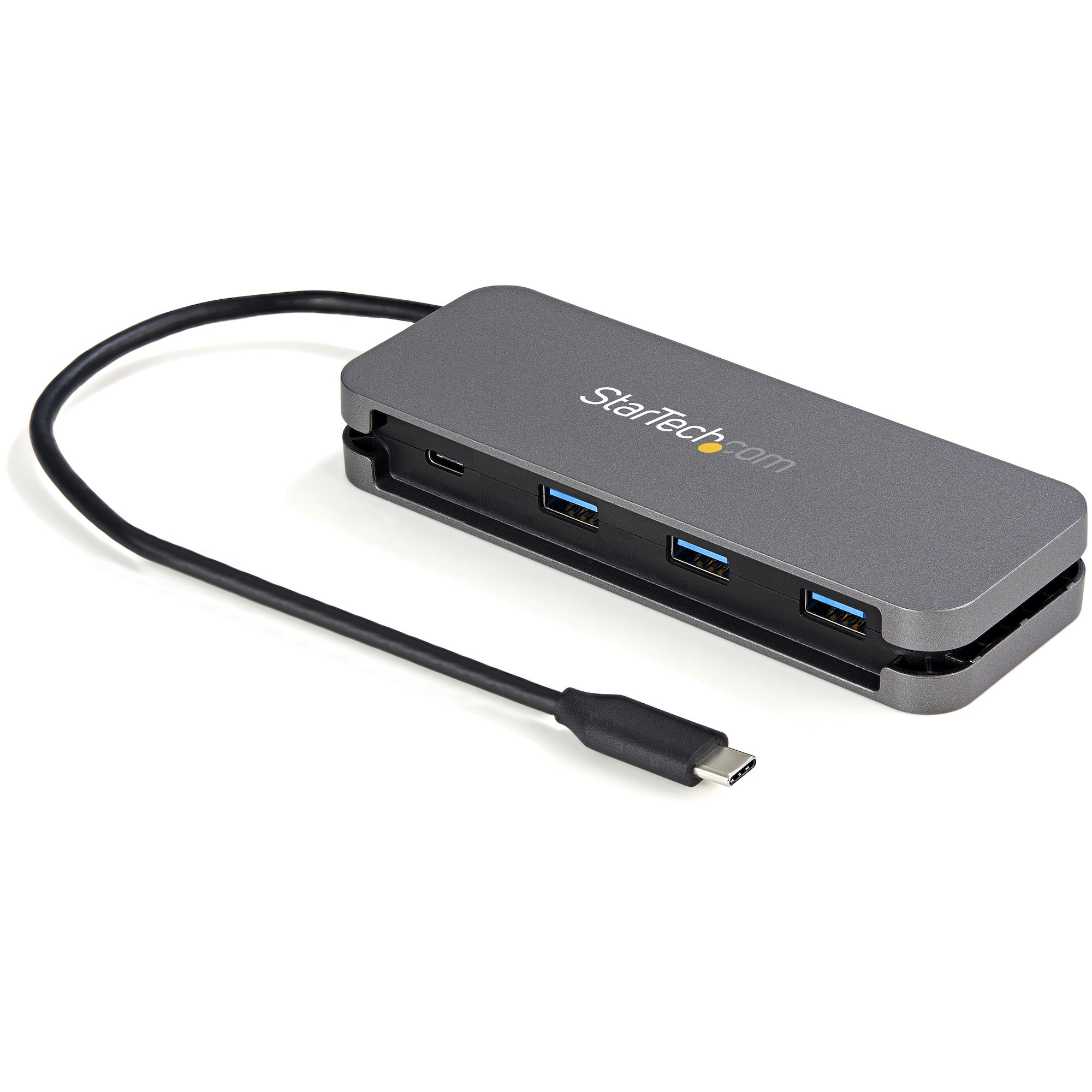 StarTech.com HB30CM3A1CB interface hub USB 3.2 Gen 1 (3.1 Gen 1) Type-C 5000 Mbit/s Sort, Grå