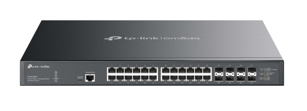 TP-Link Omada SX3832MPP netværksswitch Administreret L2+ 10G Ethernet (100/1000/10000) Strøm over Ethernet (PoE) DIN rail Sort