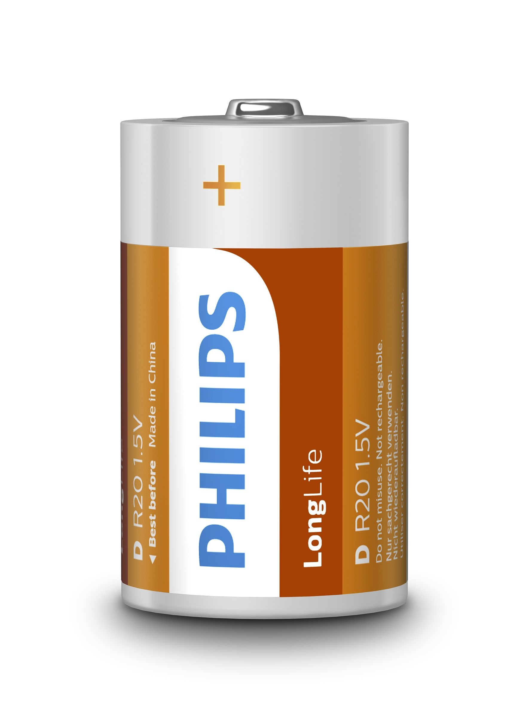 Philips LongLife Batteri R20L2B/10