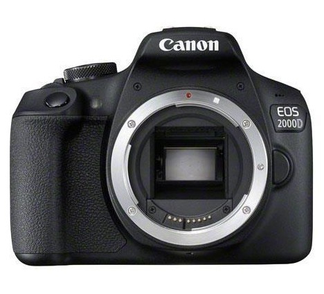 Canon EOS 2000D BK BODY EU26 SLR Kamerahus 24,1 MP CMOS 6000 x 4000 pixel Sort