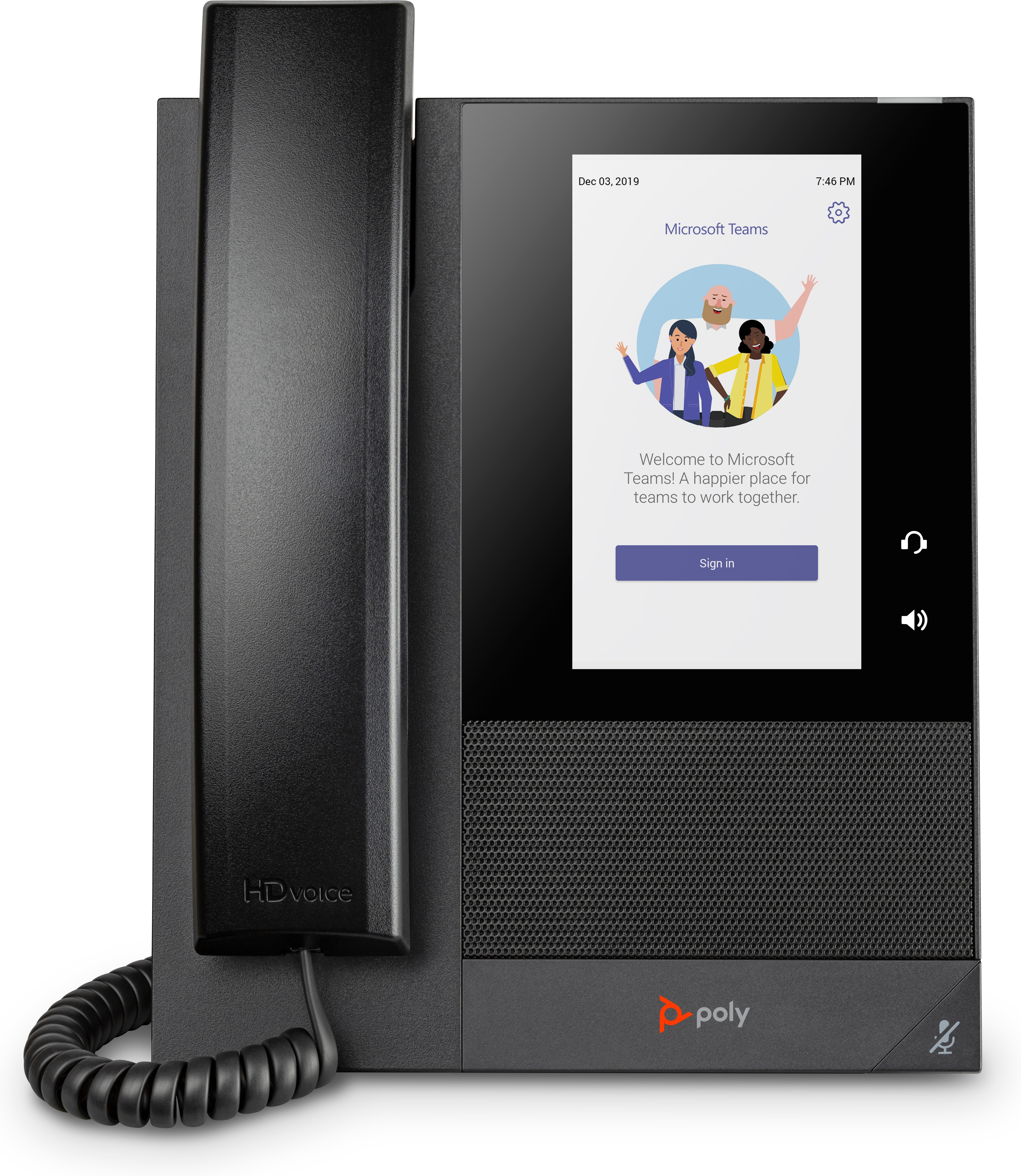 POLY CCX 400 Business Media Phone til Microsoft Teams og PoE-aktiveret