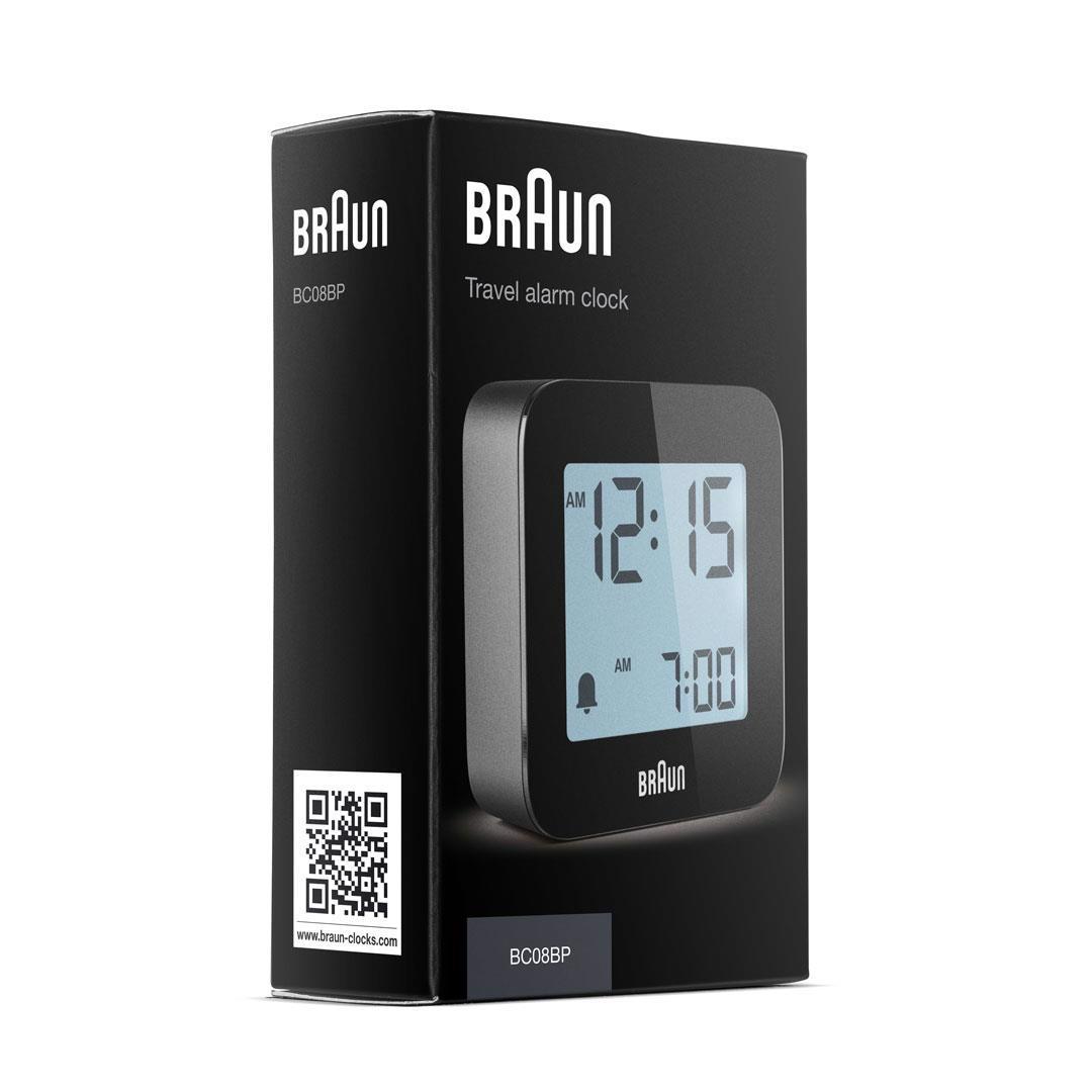 Braun BC08 Digital alarmur Sort