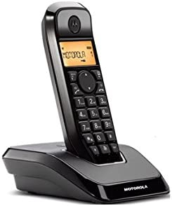 Motorola S1201 DECT telefon Nummervisning Sort