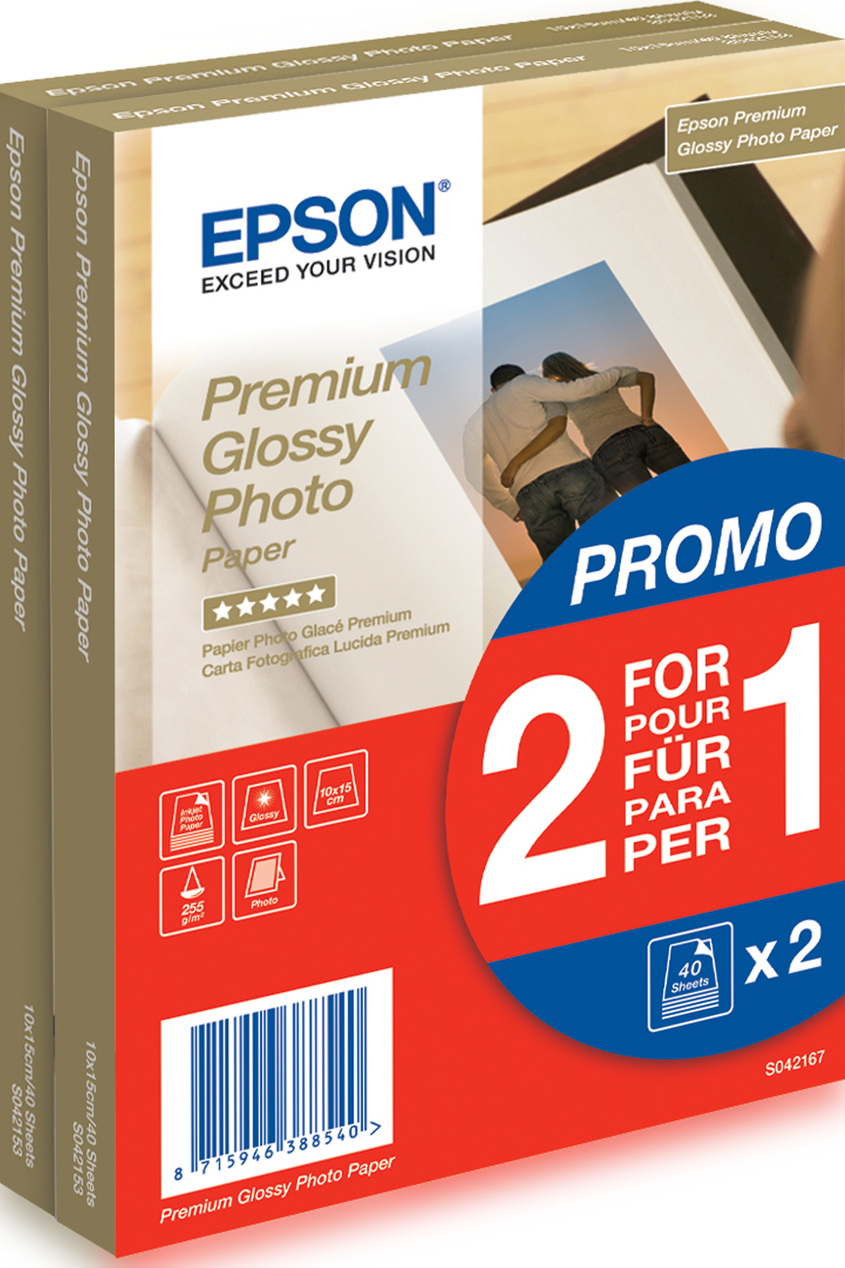 Epson Premium Glossy Photo Paper Hvid Premium-glans