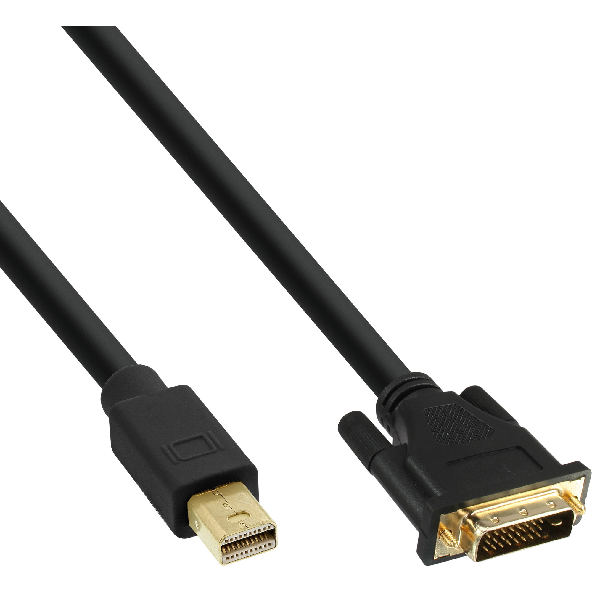 InLine 17223 videokabel adapter 3 m Mini DisplayPort DVI-D Sort