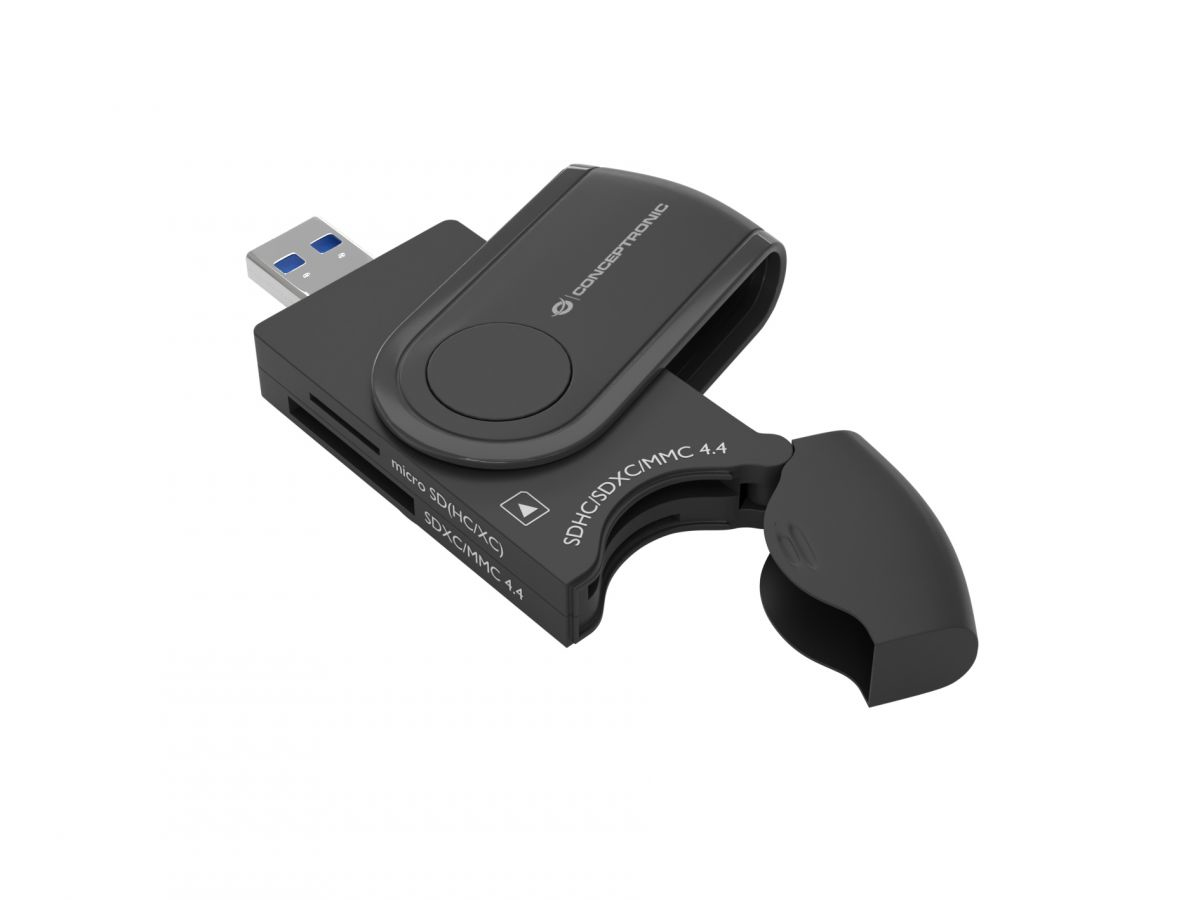Conceptronic StreamVault BIAN04B kortlæser USB 3.2 Gen 1 (3.1 Gen 1) Type-A Sort