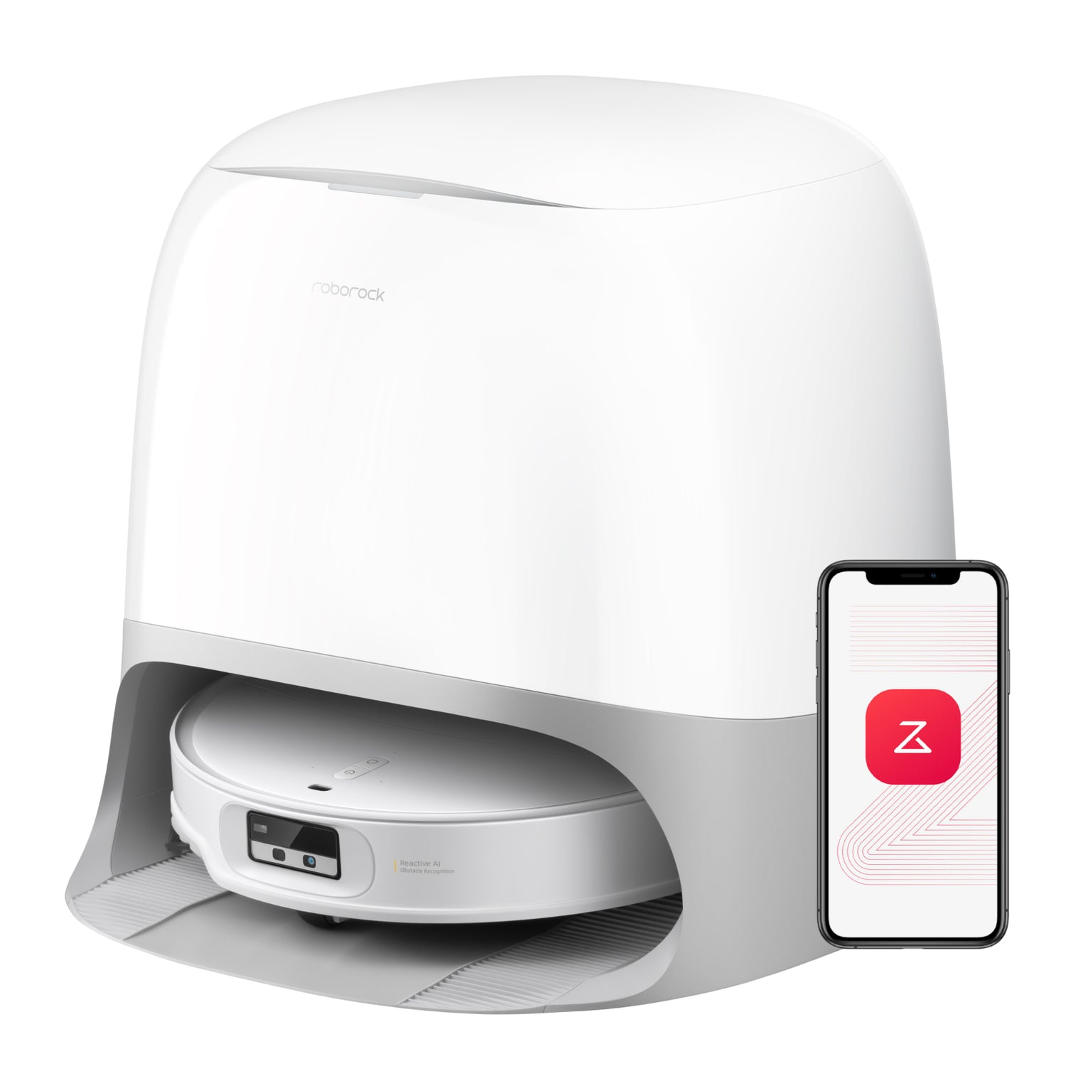 Roborock Qrevo CurvX 0,258 L Hvid