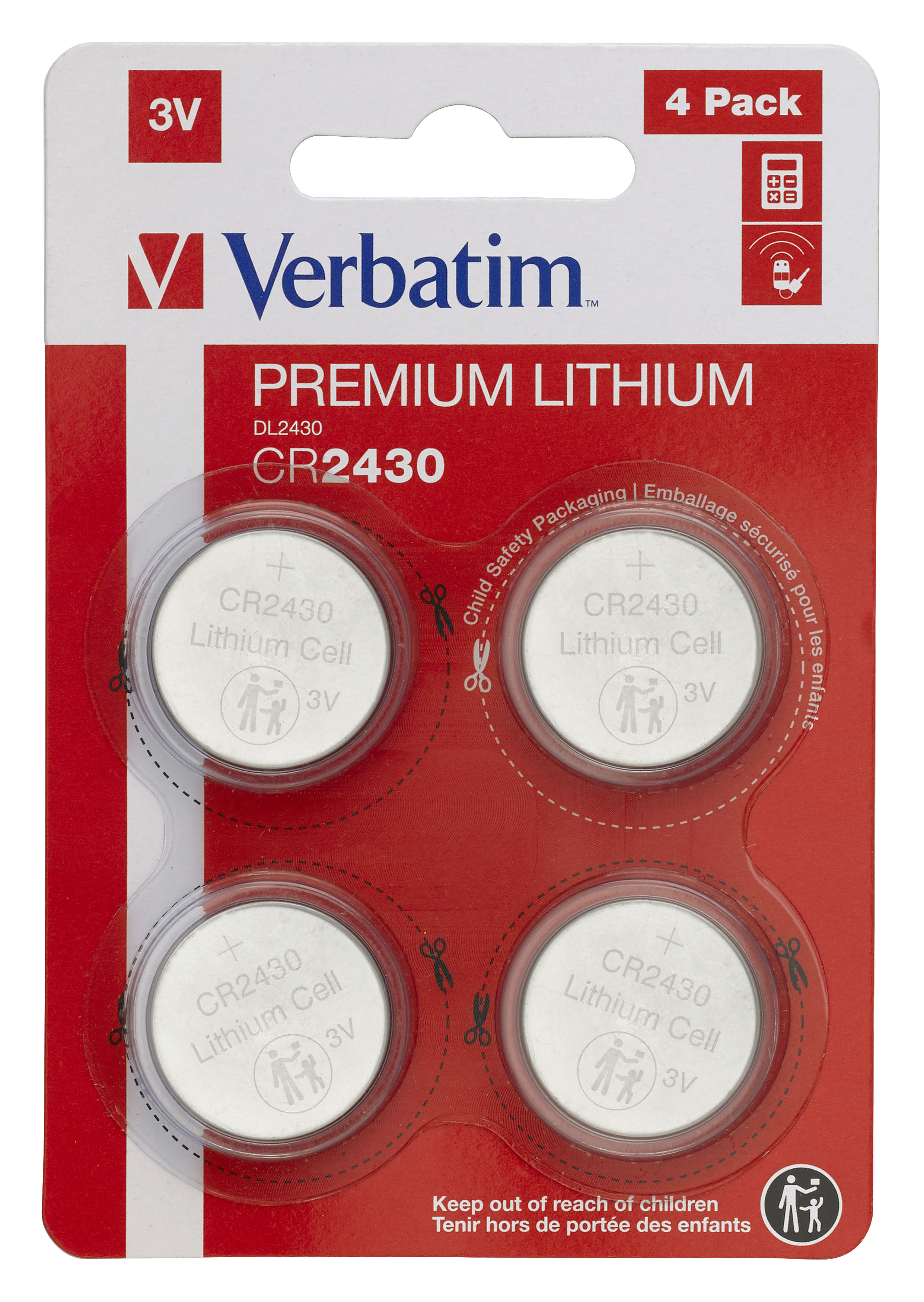 Verbatim CR2430 Engangsbatteri Lithium