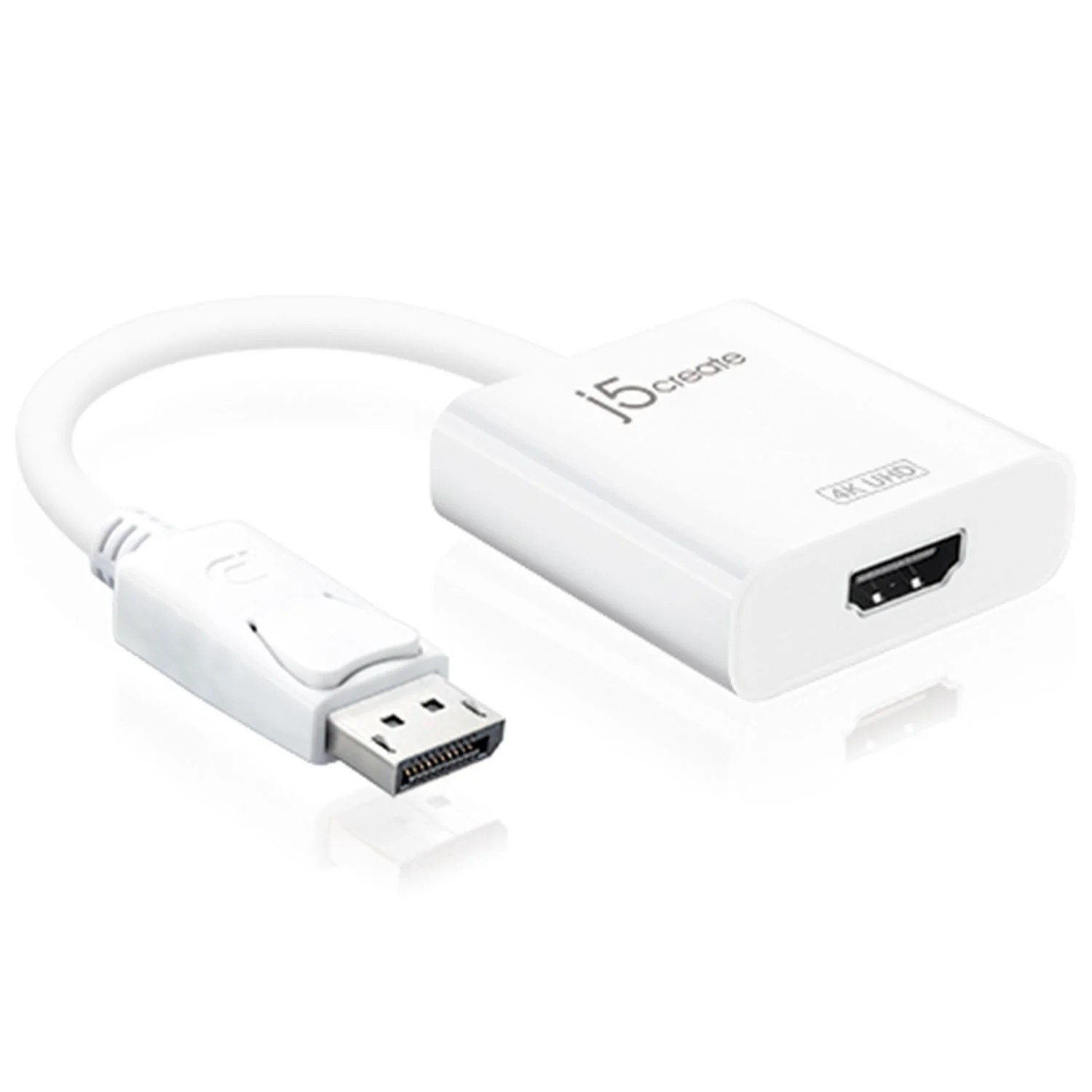 j5create JDA158-N Aktiv DisplayPort™ til 4K HDMI™-adapter