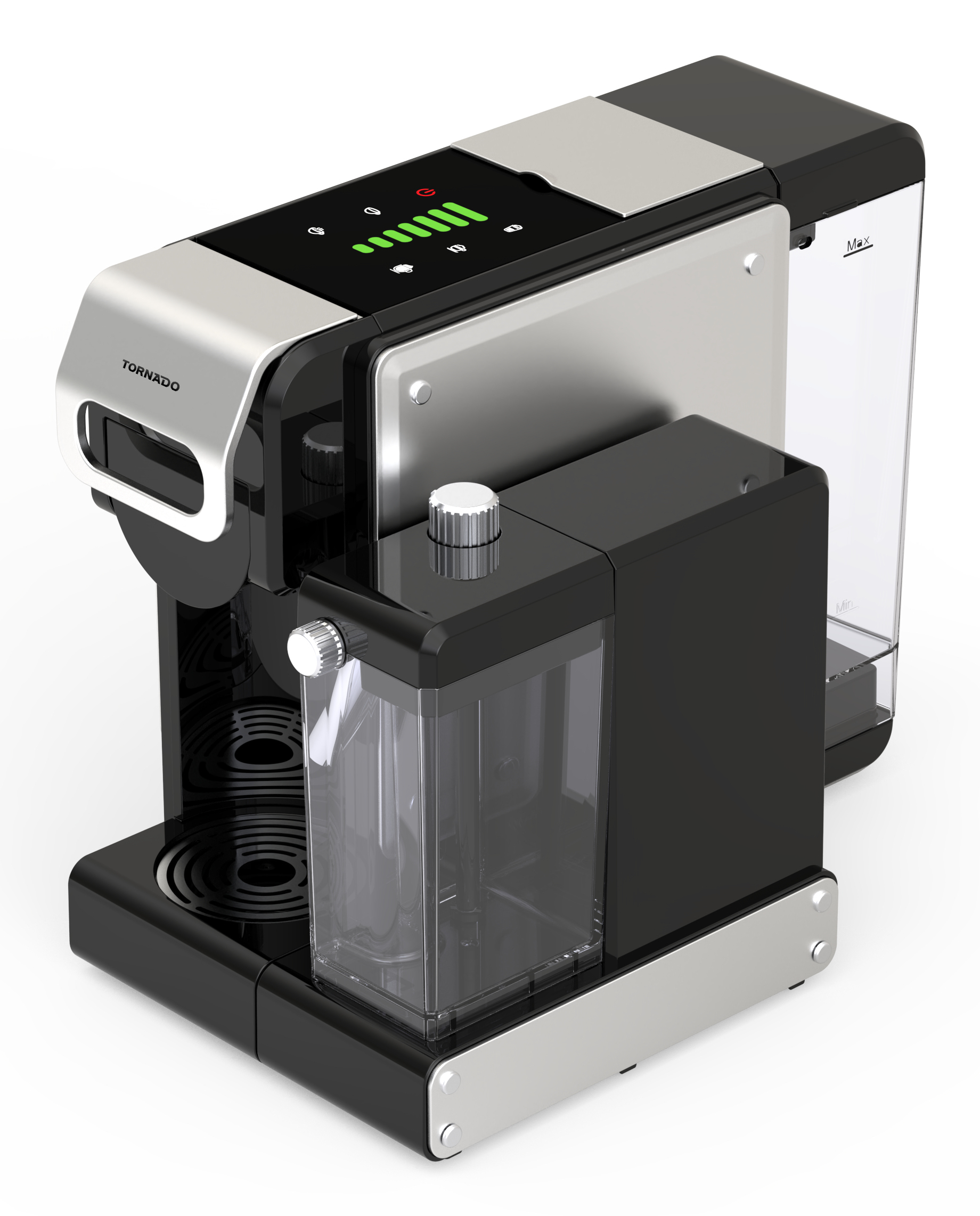 TORNADO TST-550M-GS kaffemaskine Fuld-auto Kapsel kaffemaskine 1 L