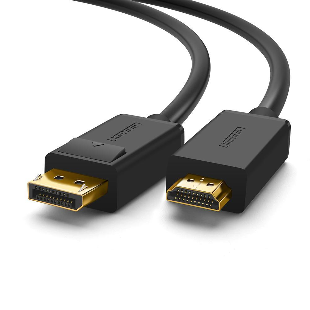 Ugreen 10202 videokabel adapter 2 m DisplayPort HDMI Sort